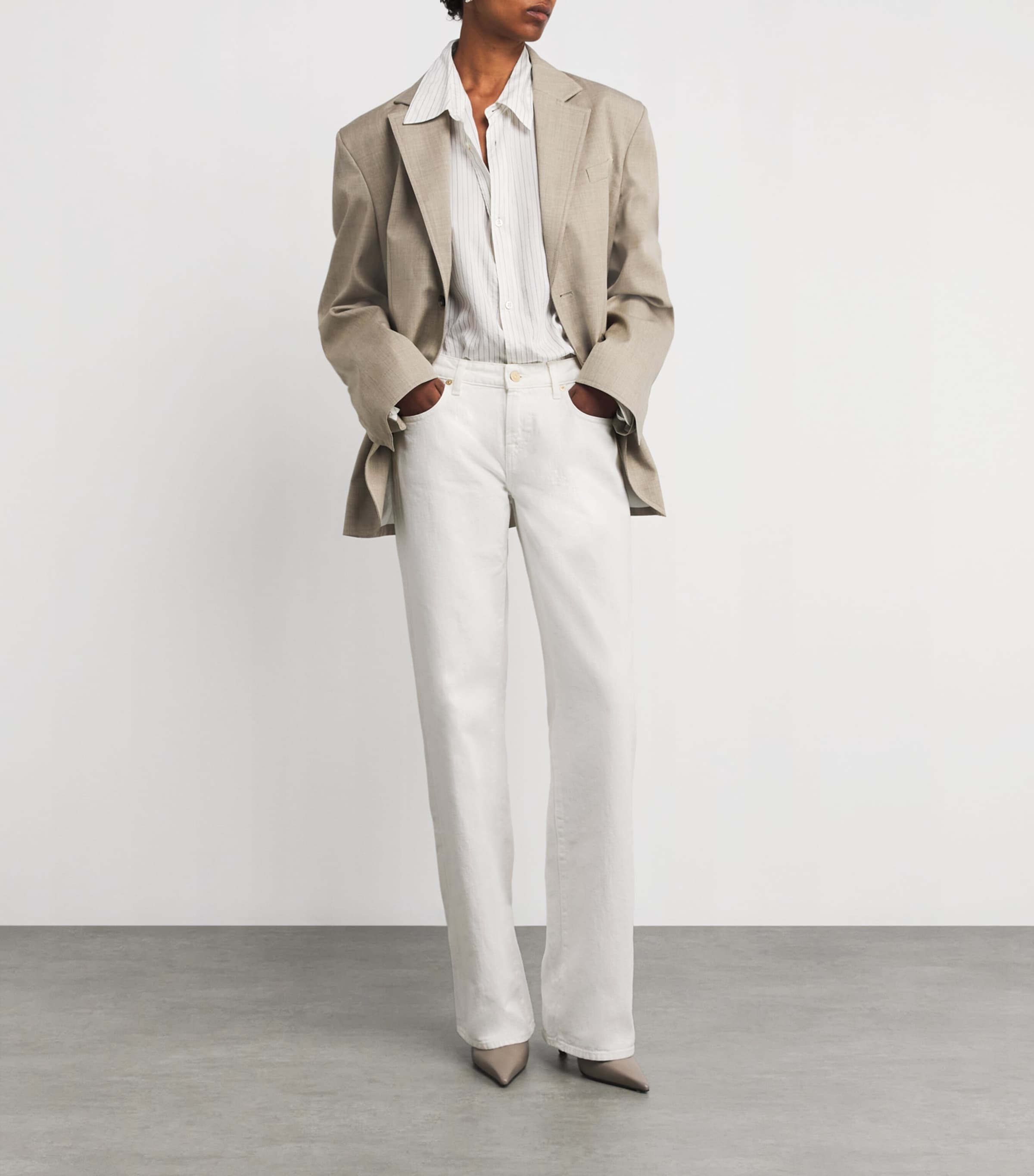 Comfort Fabric Low Straight Jeans MILKYWAY Image 2