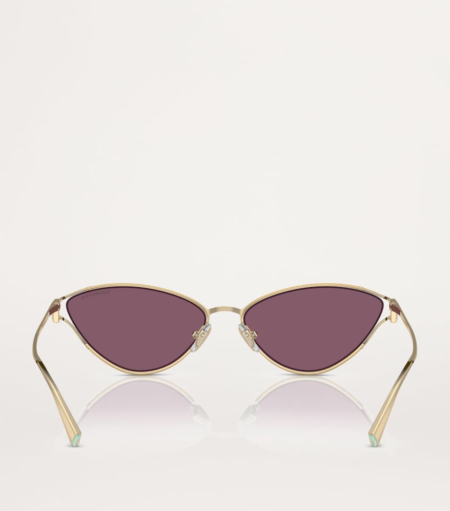 Metal Cat Eye Sunglasses 6194AK Image 4