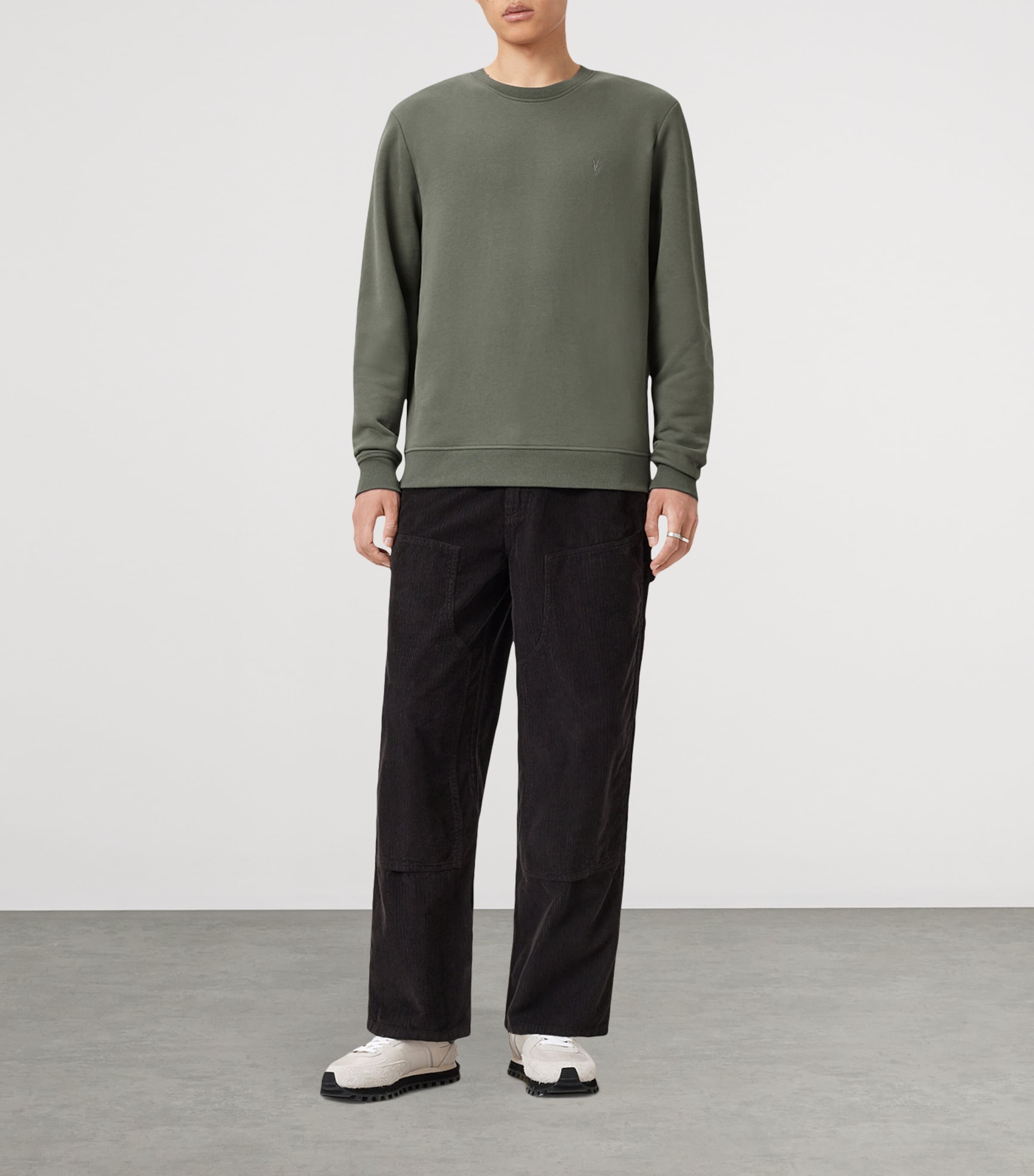 Organic Cotton Raven Sweatshirt GASTOR GREEN Image 4