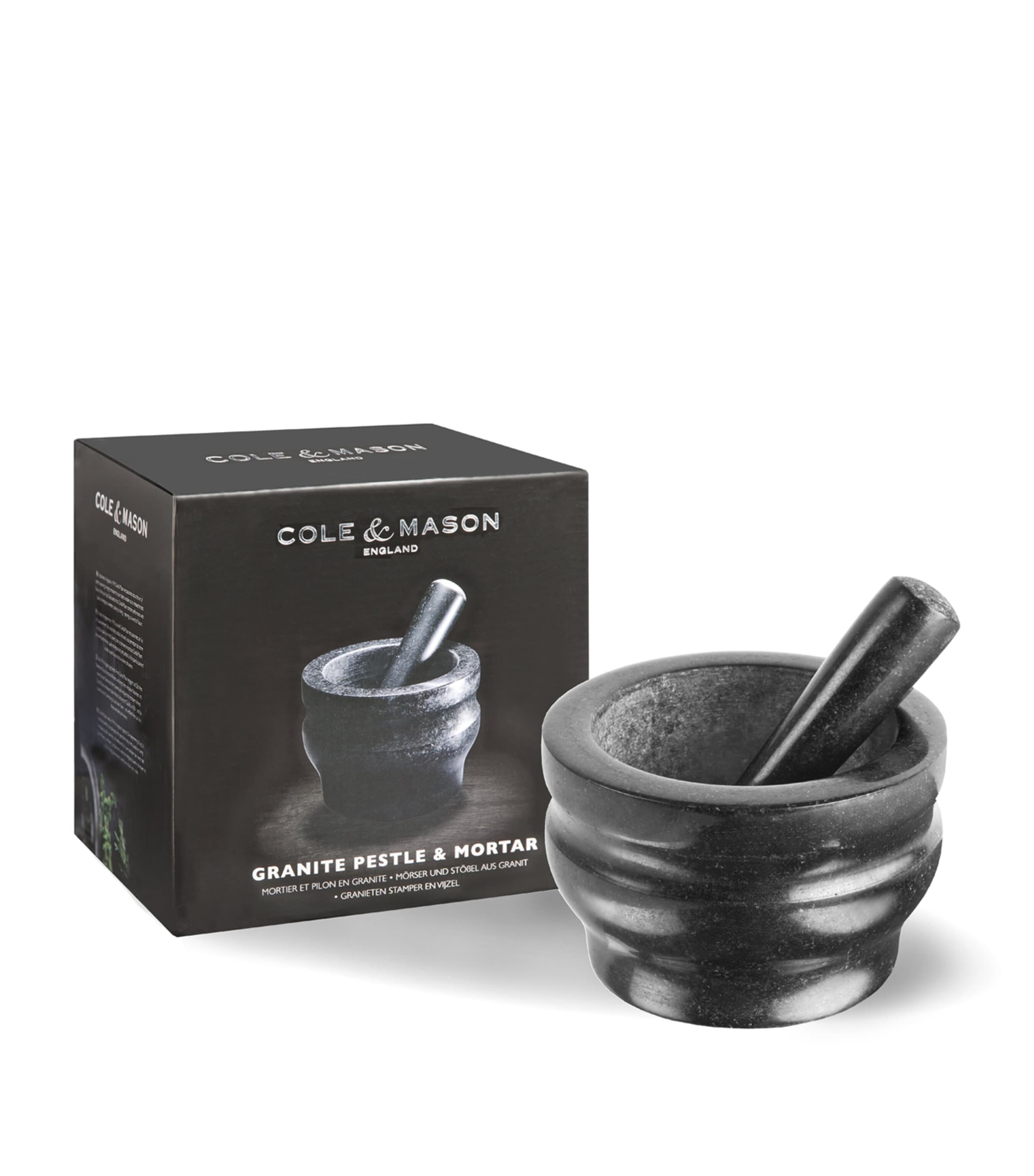 Cole & Mason Granite Pestle and Mortar (18cm) Grey Image 2