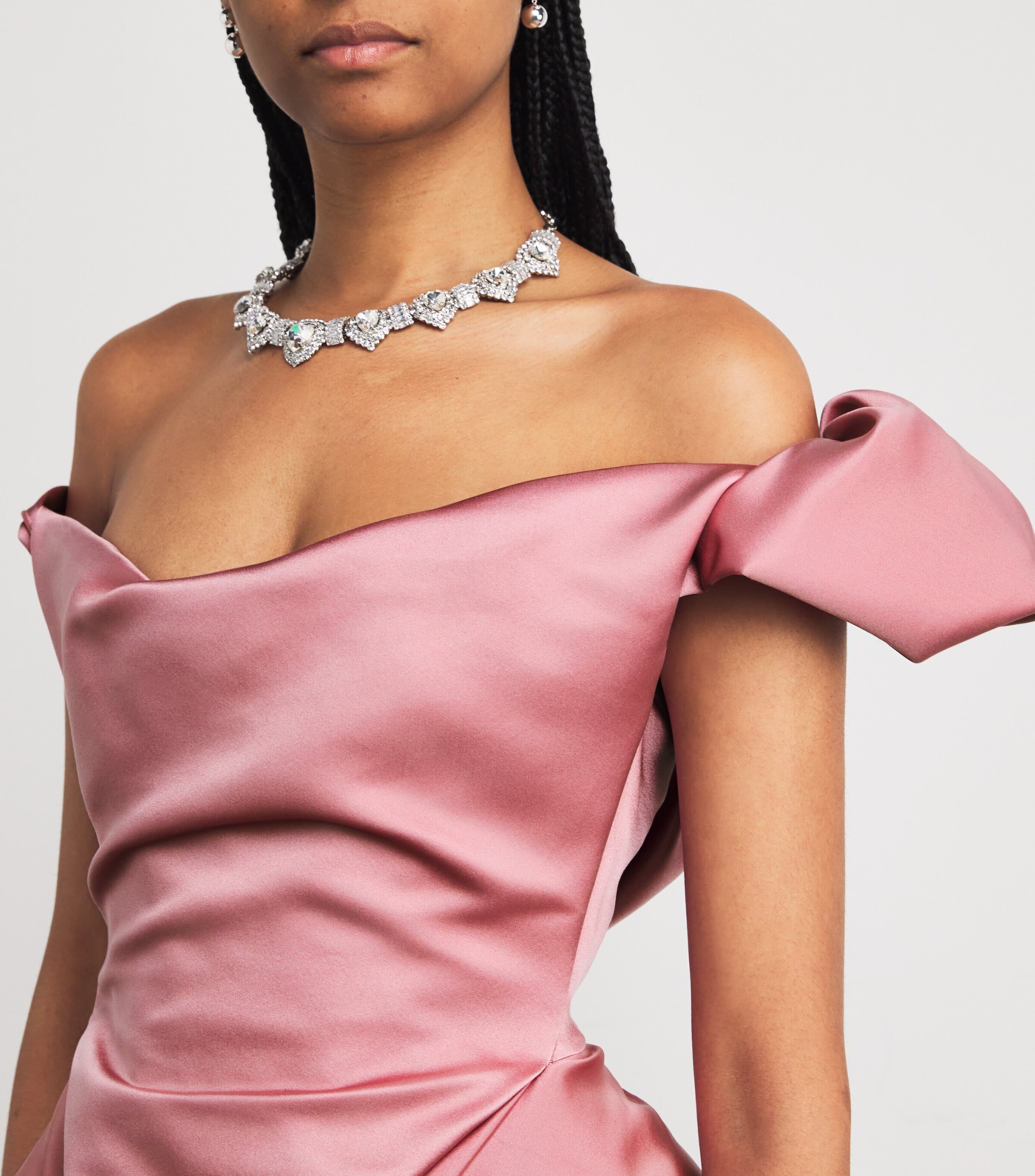 Vivienne Westwood Pink Silk Aurora Mini Dress | Harrods GR