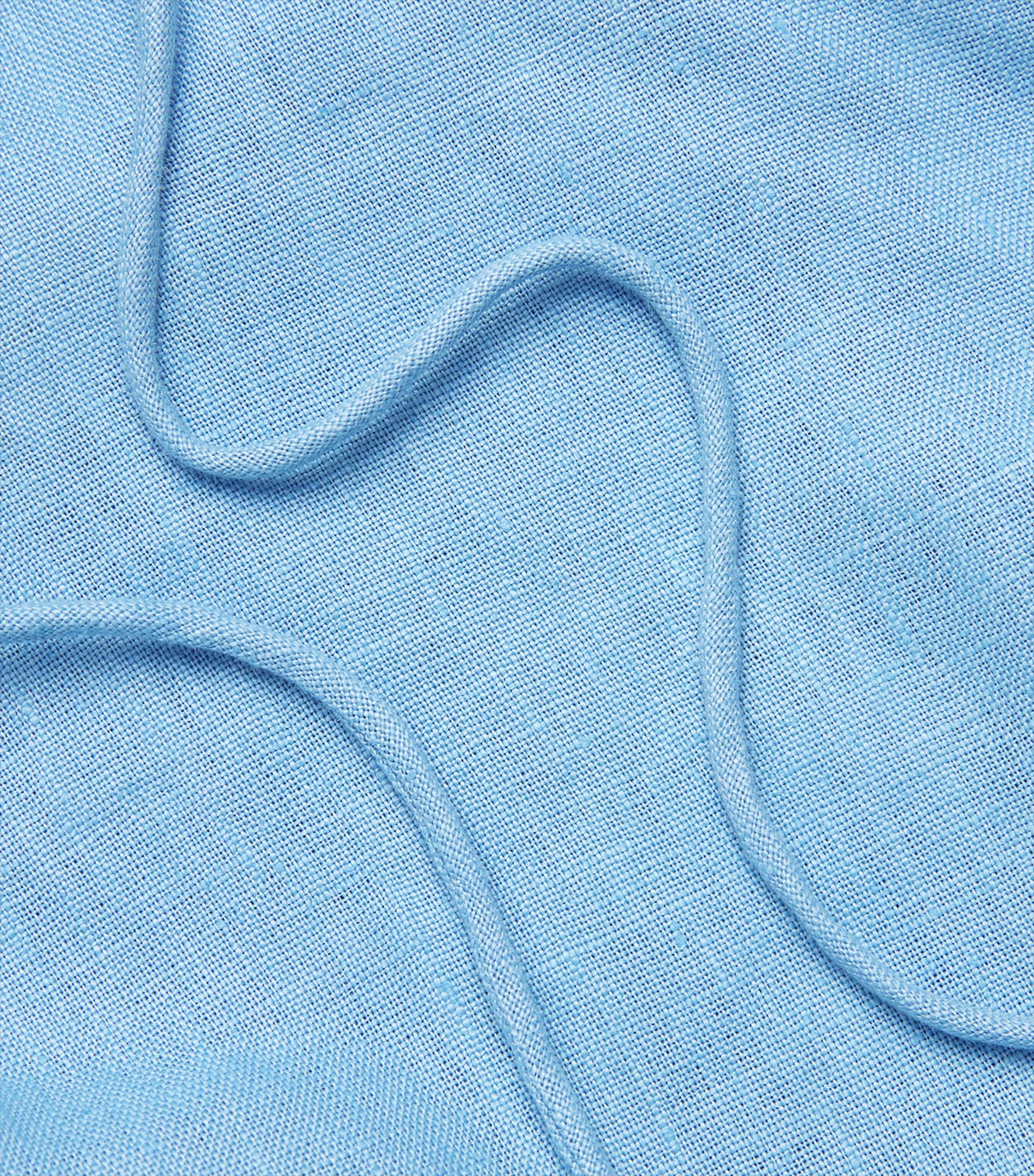 Faithfull The Brand Womens Linen Natalia Top Sky Blue Image 6