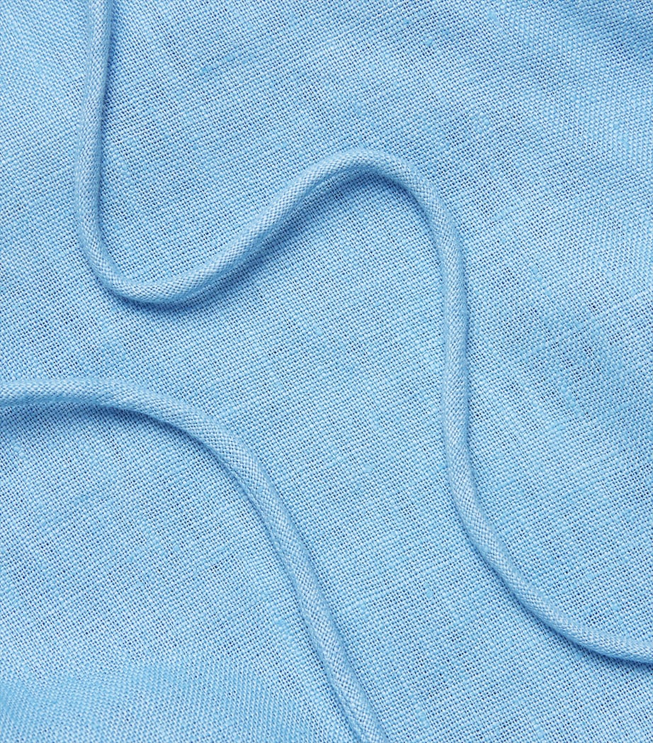 Faithfull The Brand Womens Linen Natalia Top Sky Blue Image 6