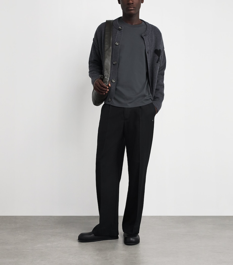 Cotton Ami de Coeur Boxy T-Shirt 020 - ANTHRACITE Image 2