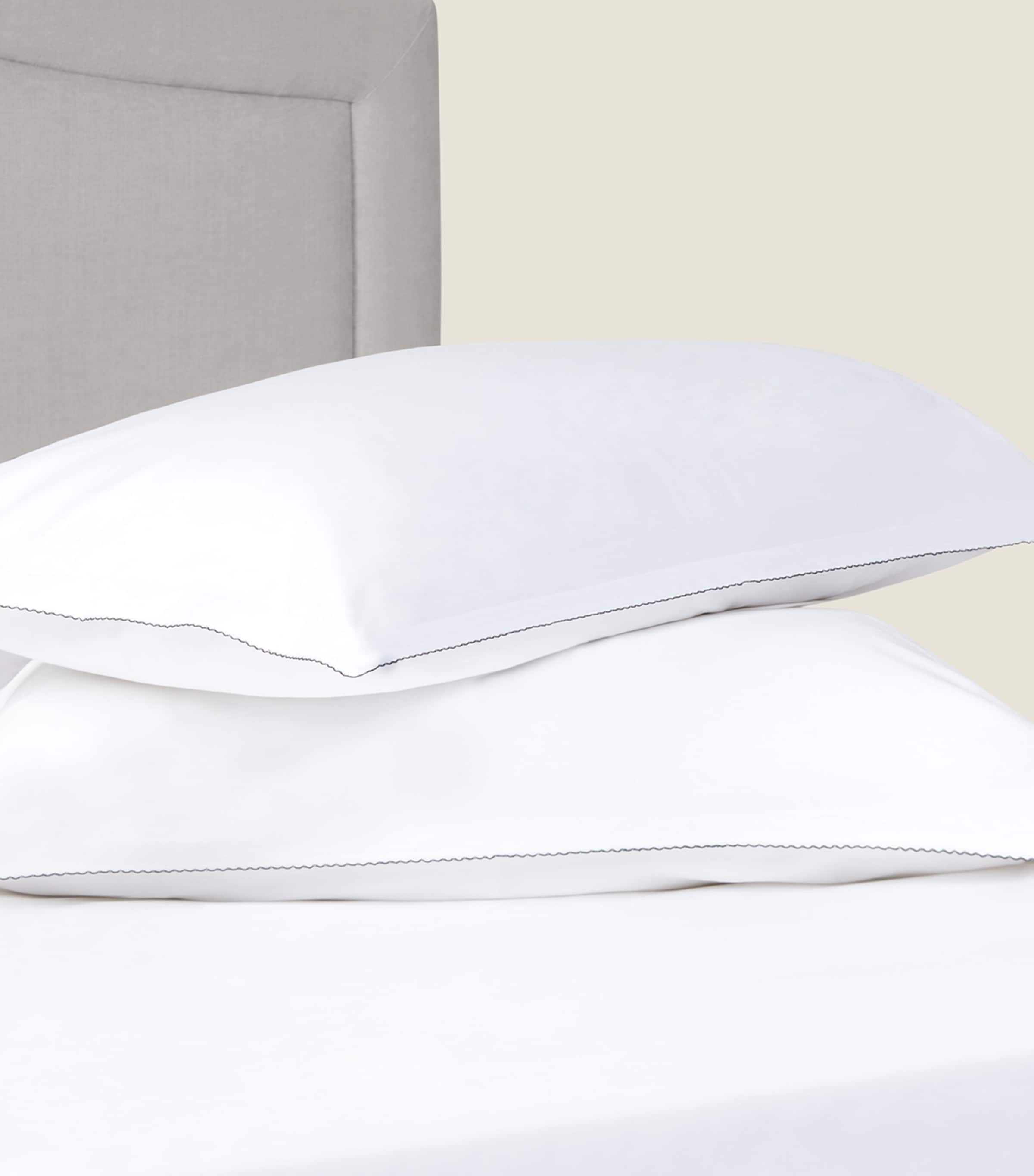 Sea Island Oxford Pillowcase (50cm x 75cm) WHITE Image 3
