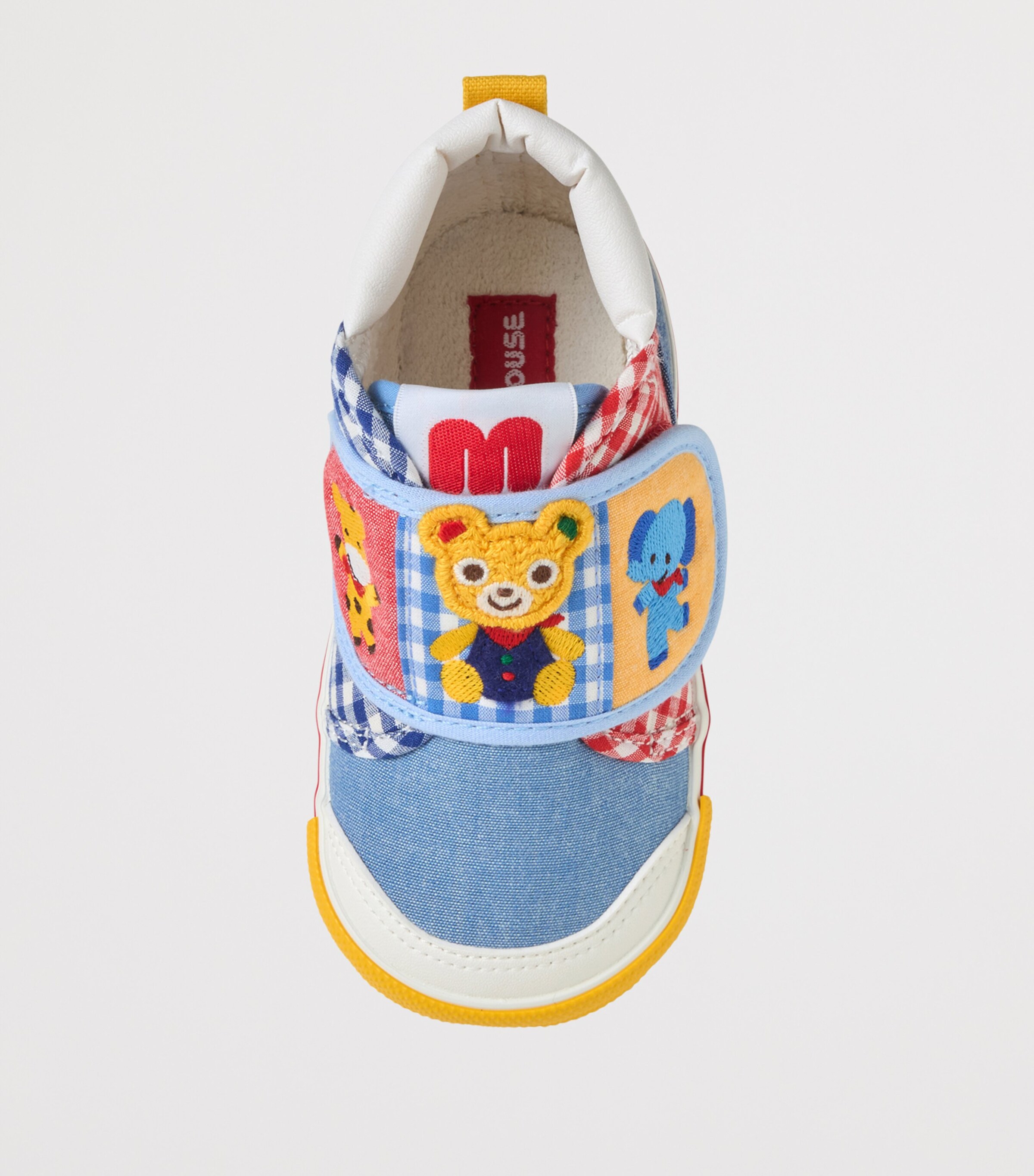 Miki House Cotton-Blend Embroidered Sneakers Image 6