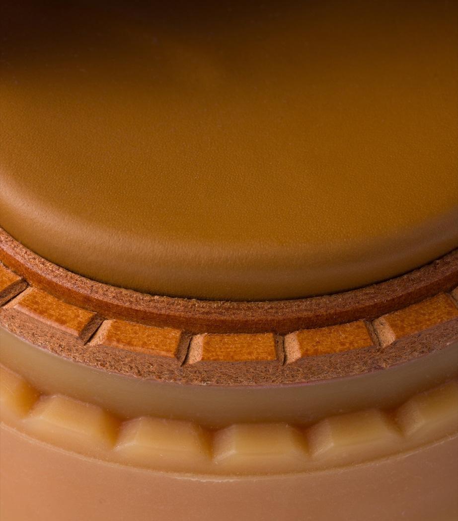 Leather Crossover Platform Sandals 55 F0054 Image 5