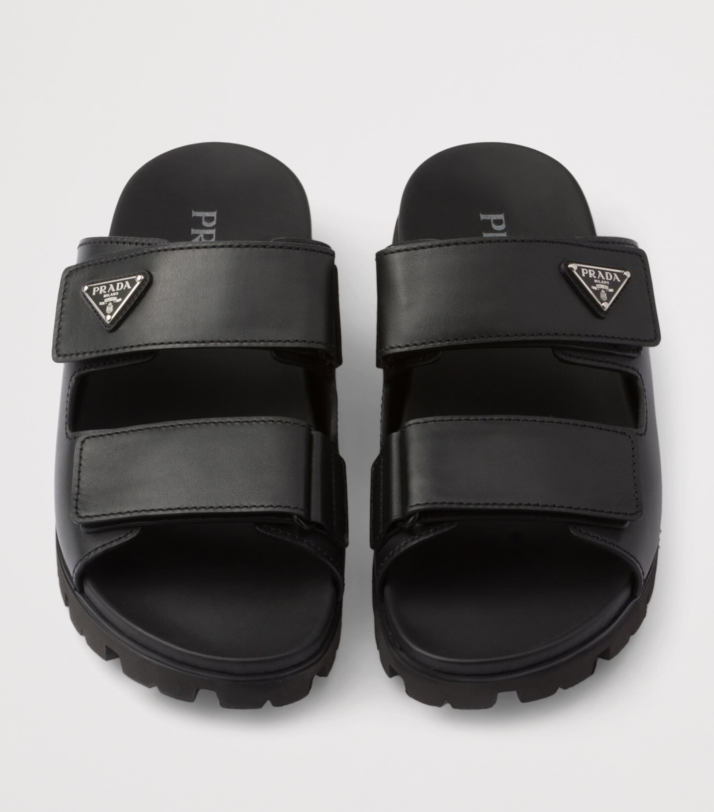 Leather Triangle Sandals F0002 Image 3