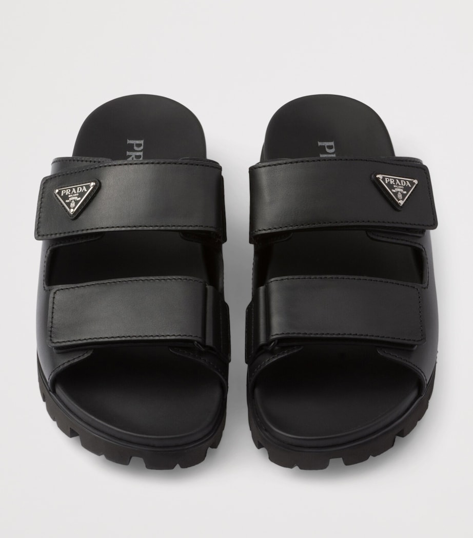 Leather Triangle Sandals F0002 Image 3