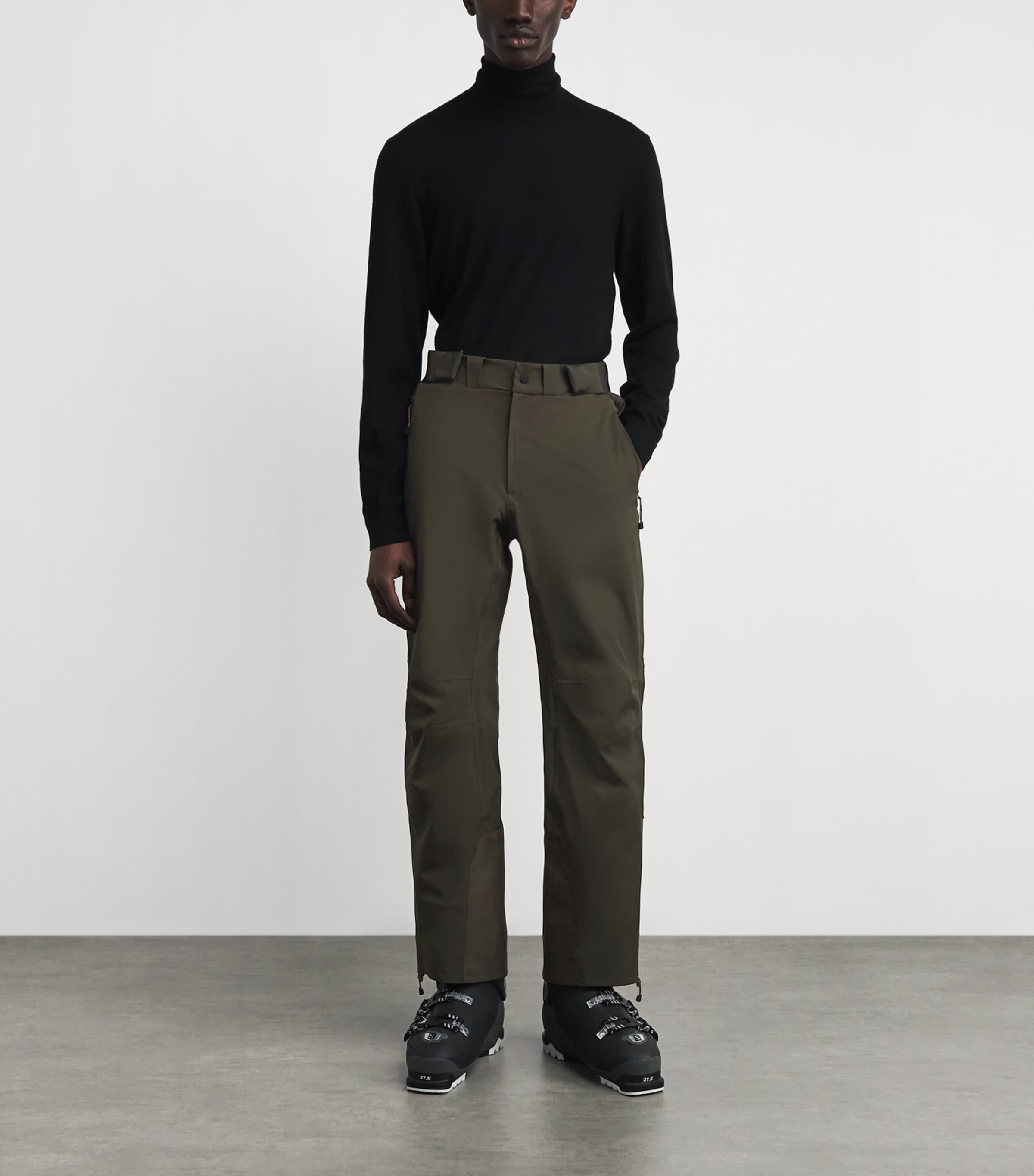 Cashmere Indren Ski Trousers MILITARY GREEN G34 Image 2