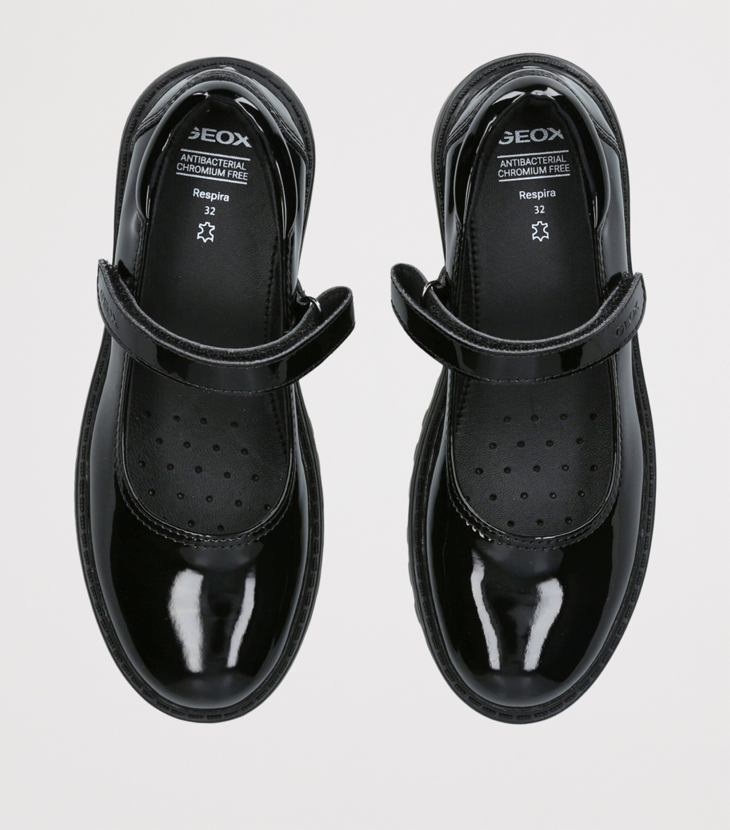 Faux Leather Casey Mary Janes BLACK Image 4