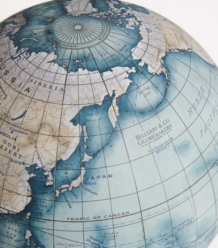Titanium Prussian Blue Pocket Globe (12cm) PRUSSIAN BLUE Image 9