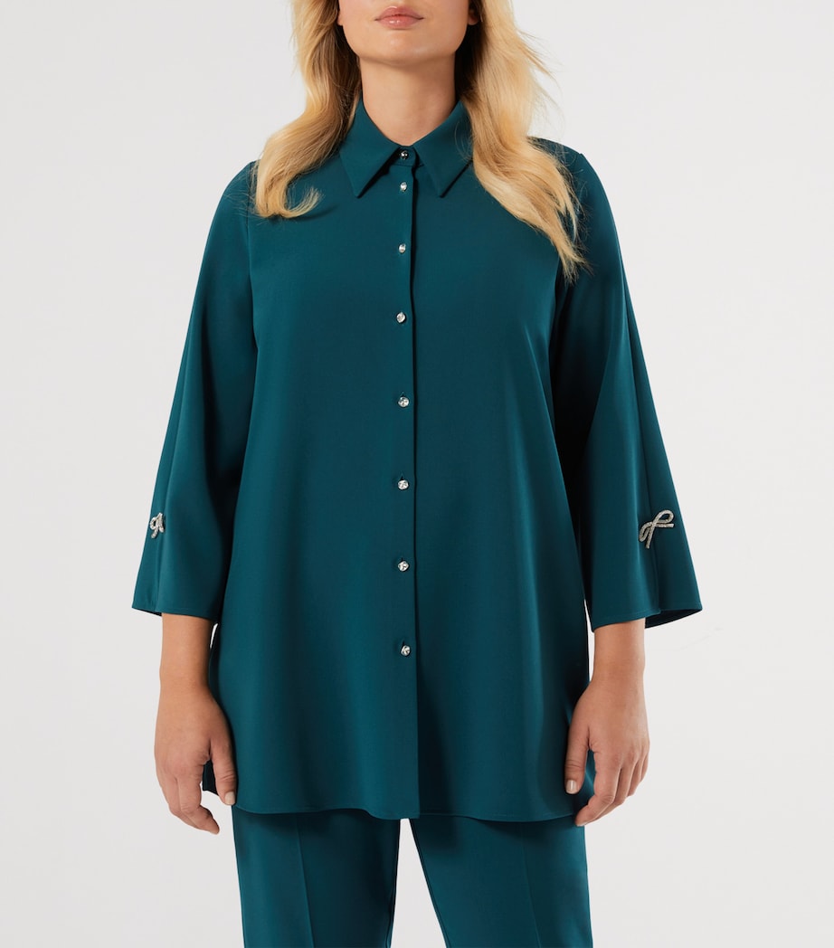 Embellished Biagio Shirt Jacket EMERALD Image 2