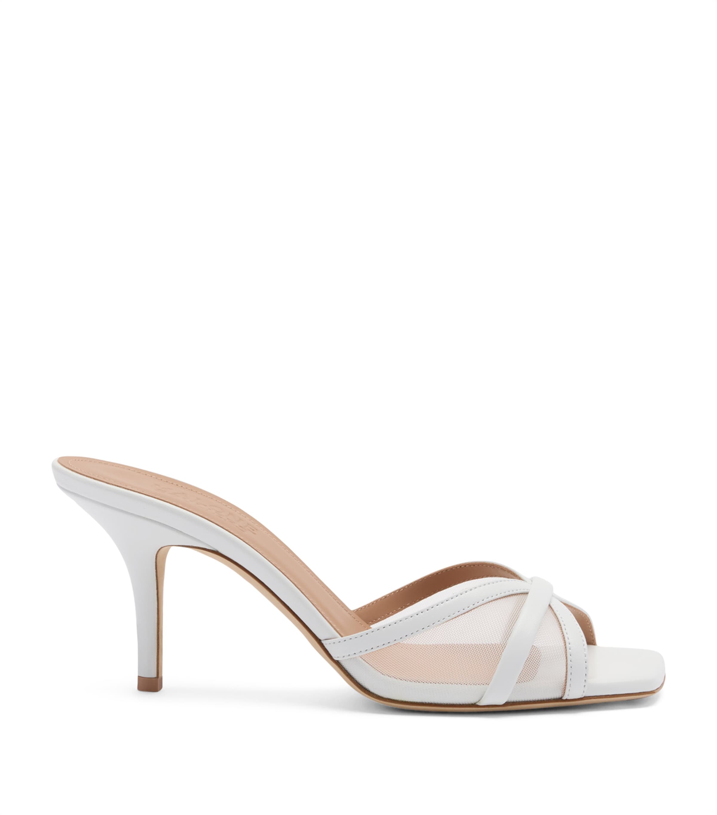 Mesh Perla Heeled Sandals 70 WHITE Image 1