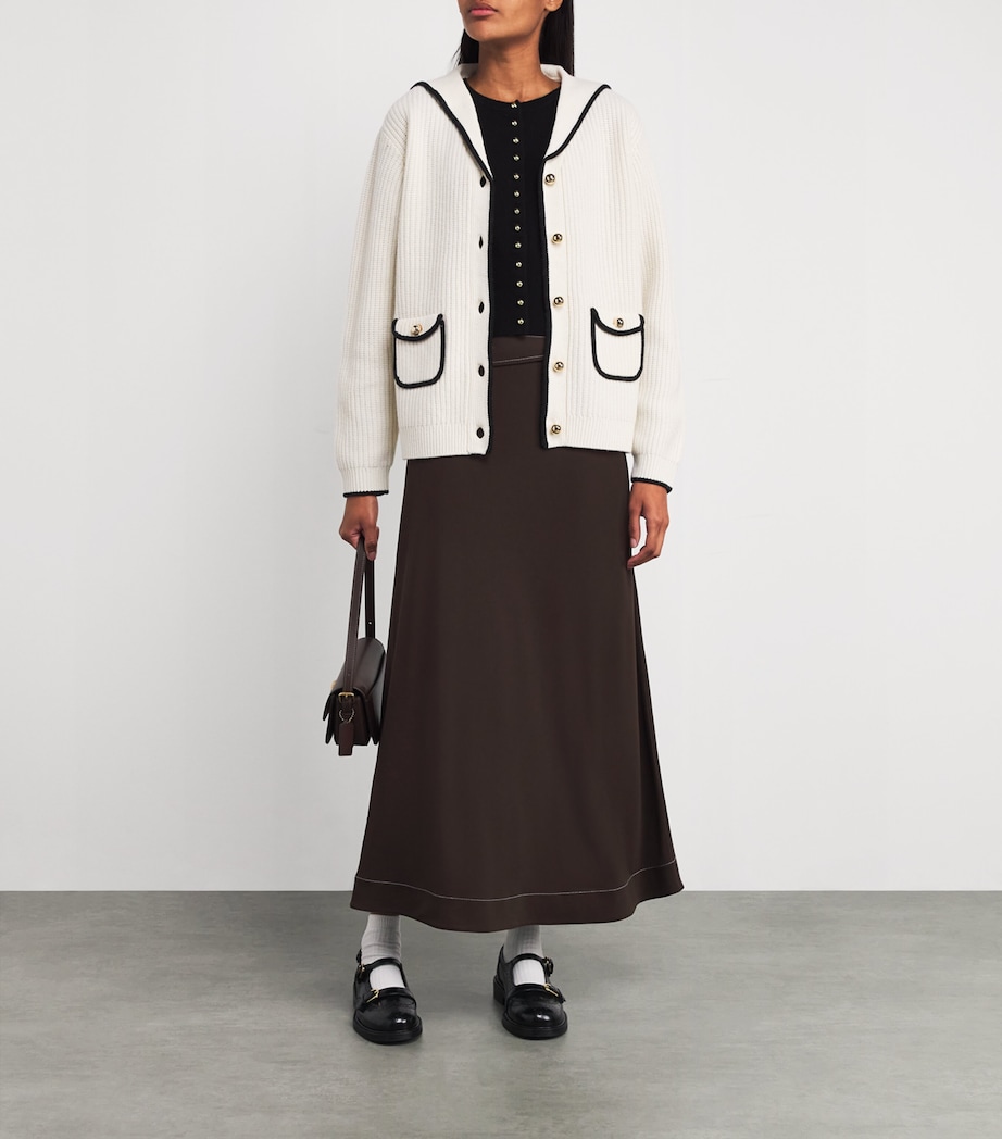 Wool-Blend Cardigan OFF-WHITE Image 2