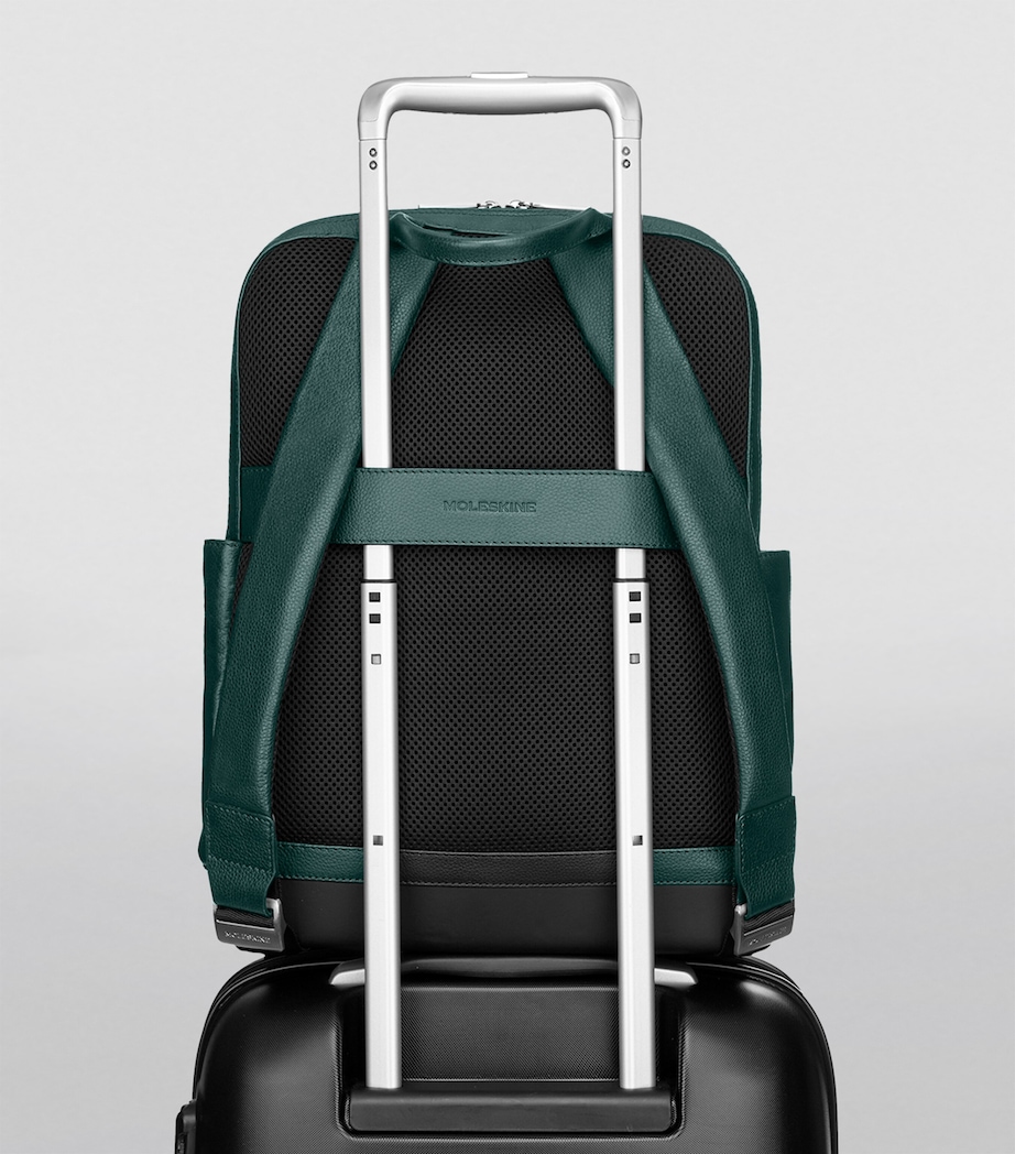 Leather PRO Backpack GREEN Image 3