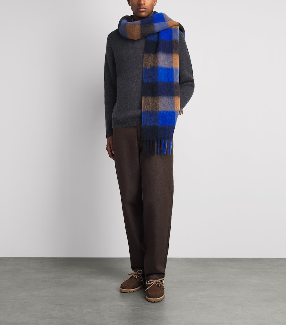 Allude Mens Cashmere Collared Sweater Image 2