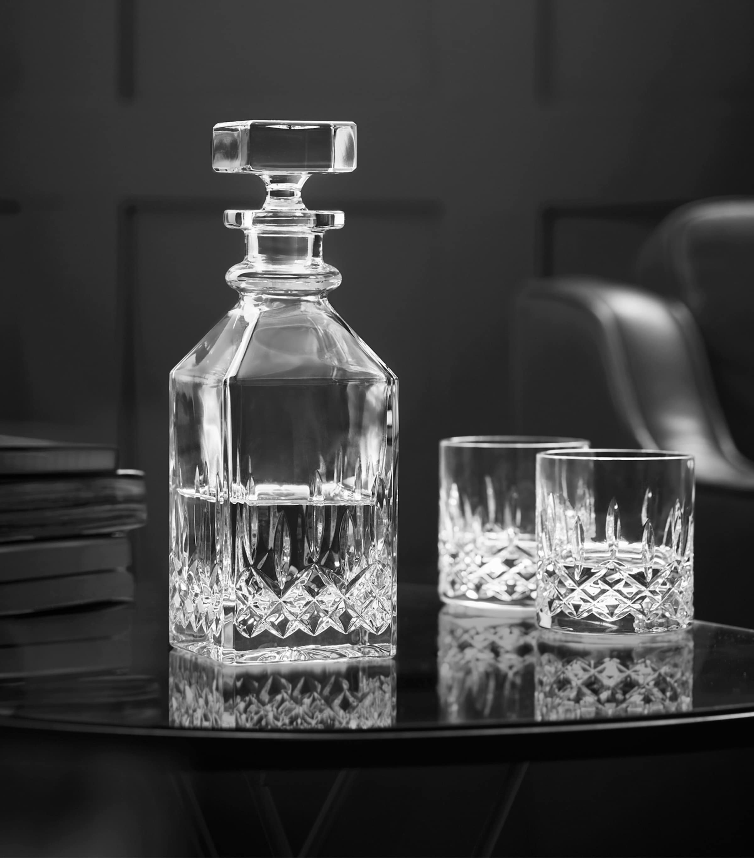 Lismore Connoisseur Decanter and Tumblers Set CLEAR Image 2