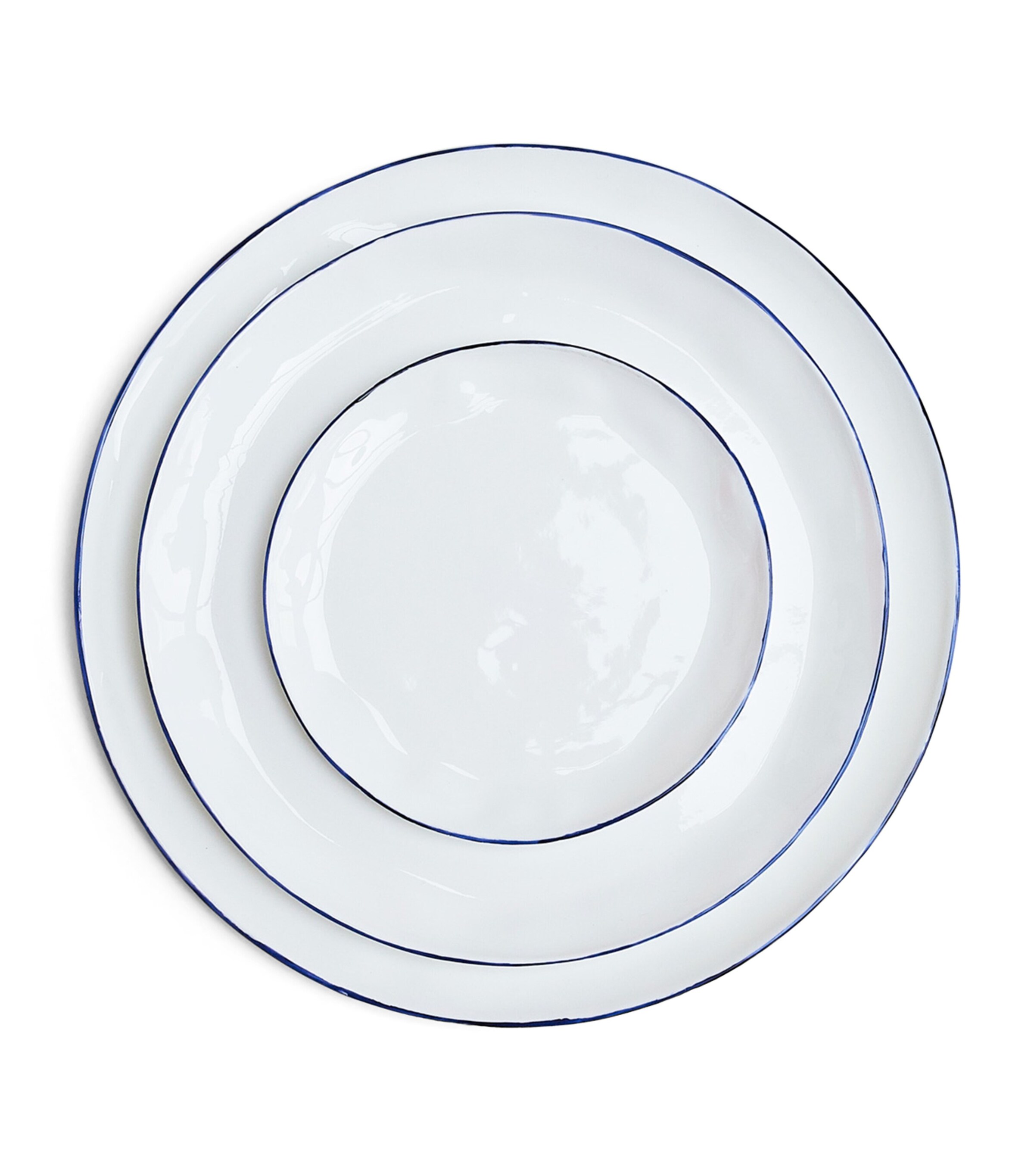 Set of 4 Cobalt Side Plates (24cm) COBALT (BLUE) Image 6