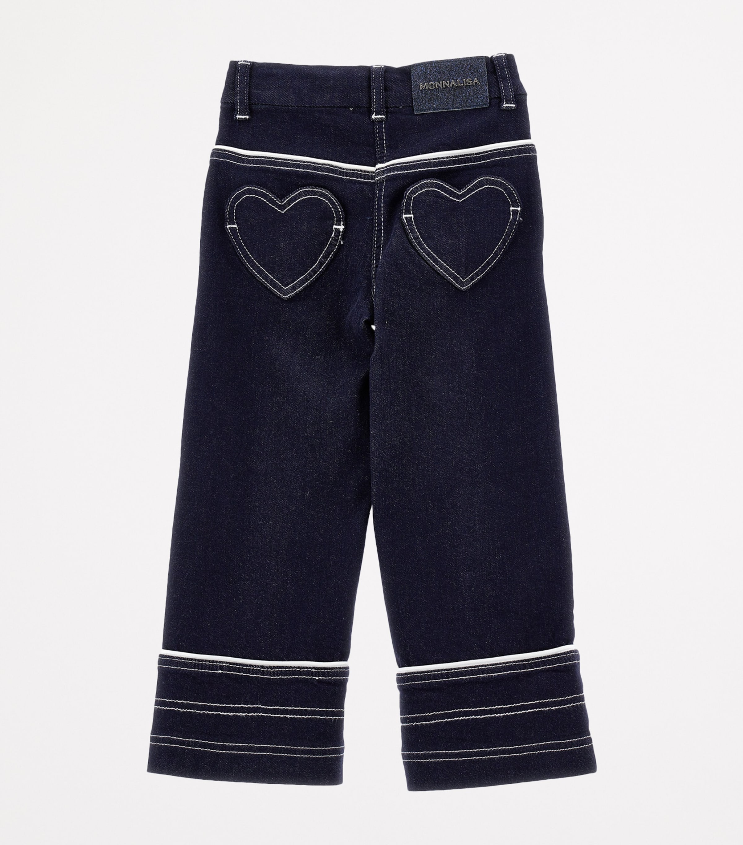 Heart-Pocket Jeans (2-12 Years) BLU NAVY Image 2