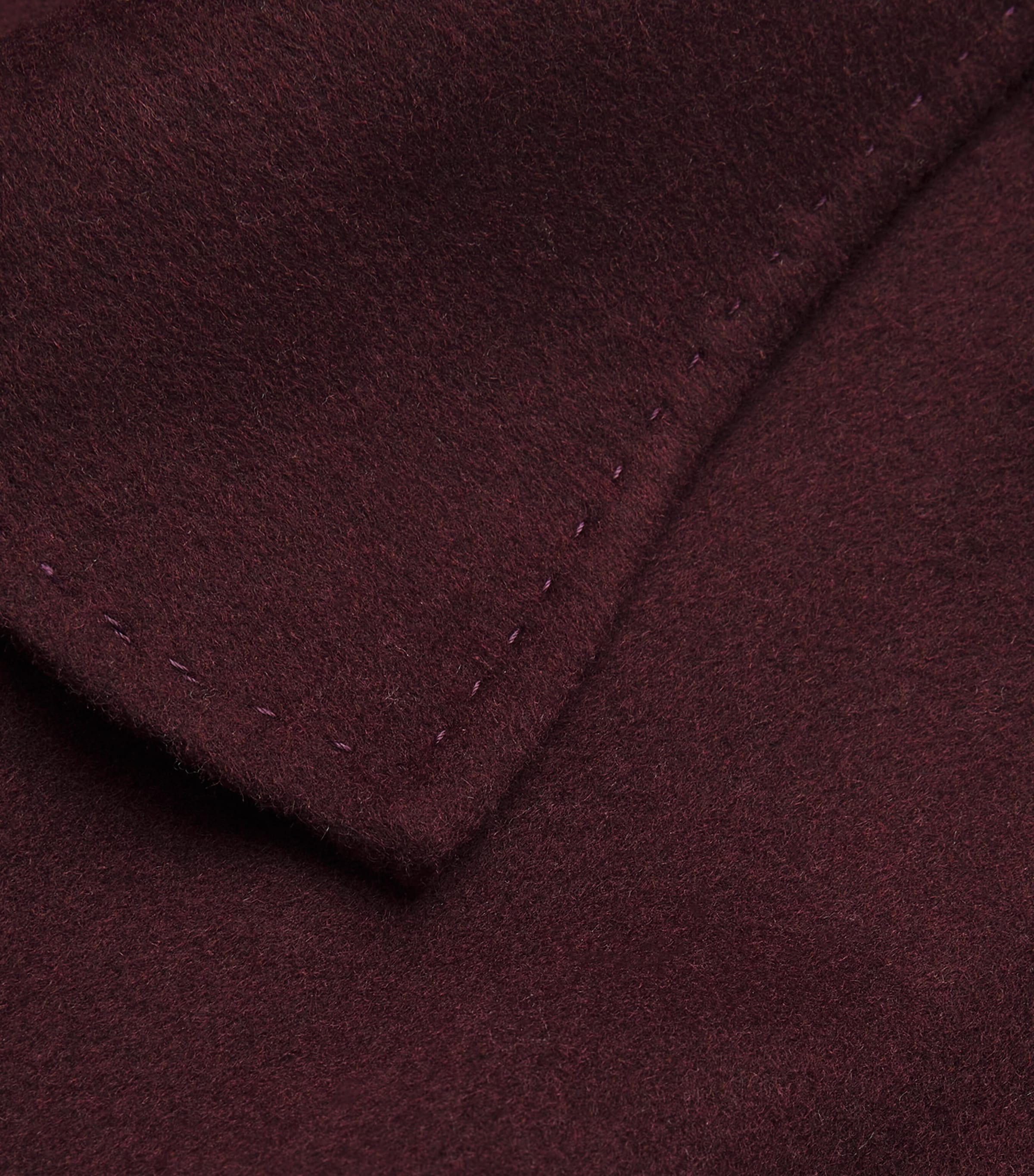 Cashmere Tie-Waist Cape MERLOT Image 5