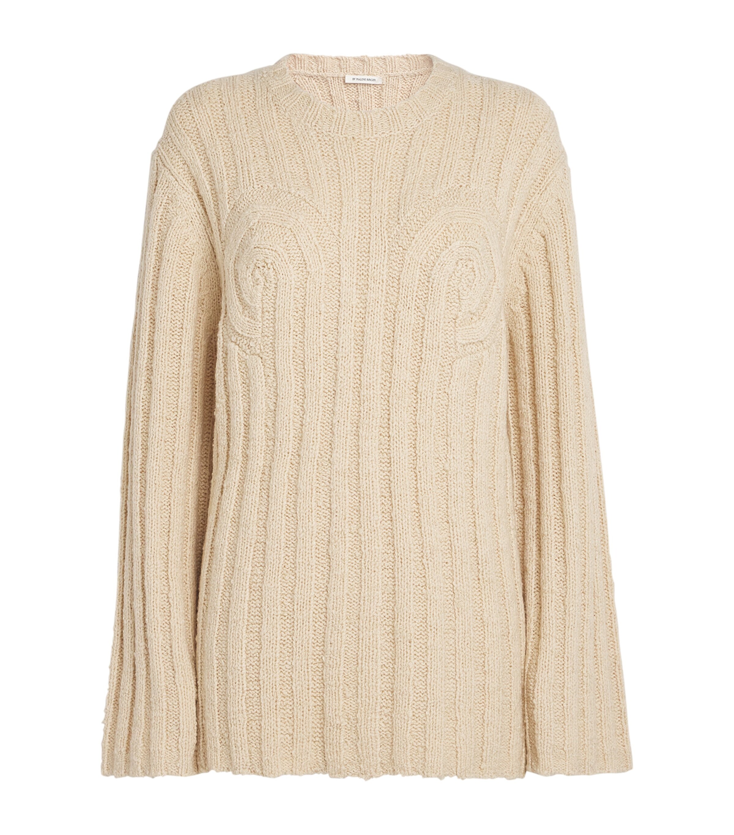 By Malene Birger Stretch Wool Cirra Sweater In Grey
