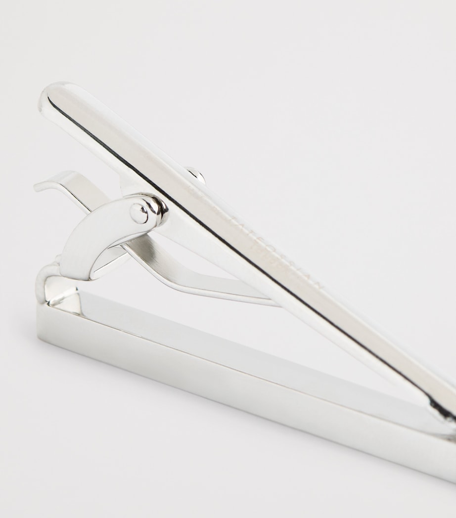 Sterling Silver Tie Clip BLUE Image 5