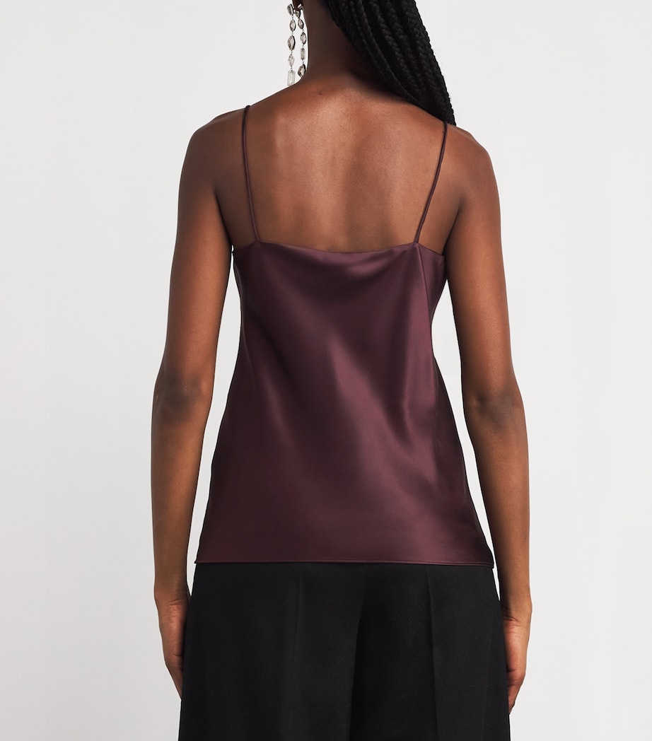 Silk Cami Top CHERRY Image 4