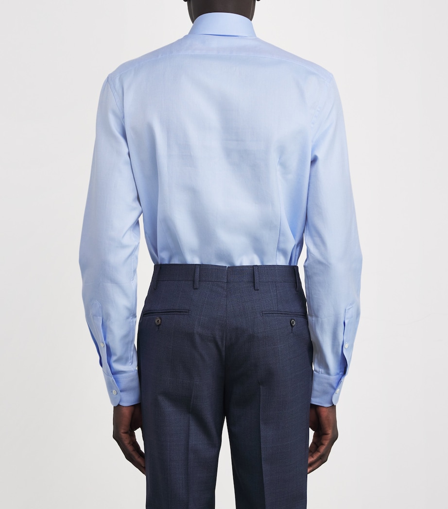 Cotton Formal Shirt 006 BLUE Image 4