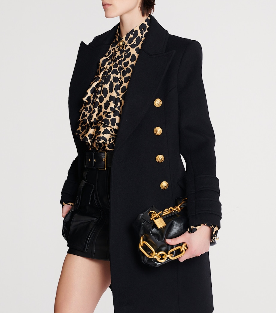 Mini Leather Sync Shoulder Bag 0PA NOIR Image 4