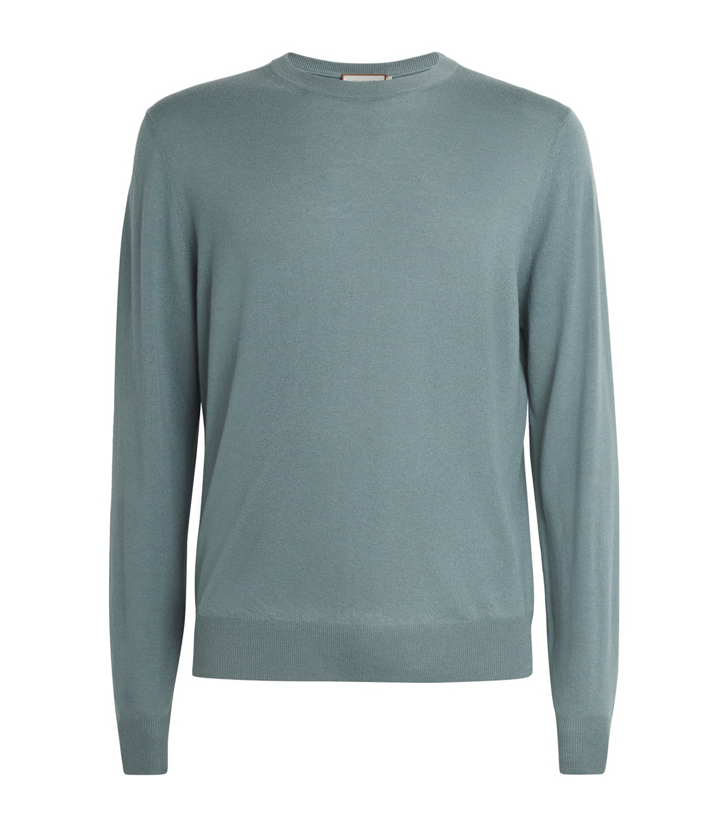 Canali Cashmere Sweater In Blue