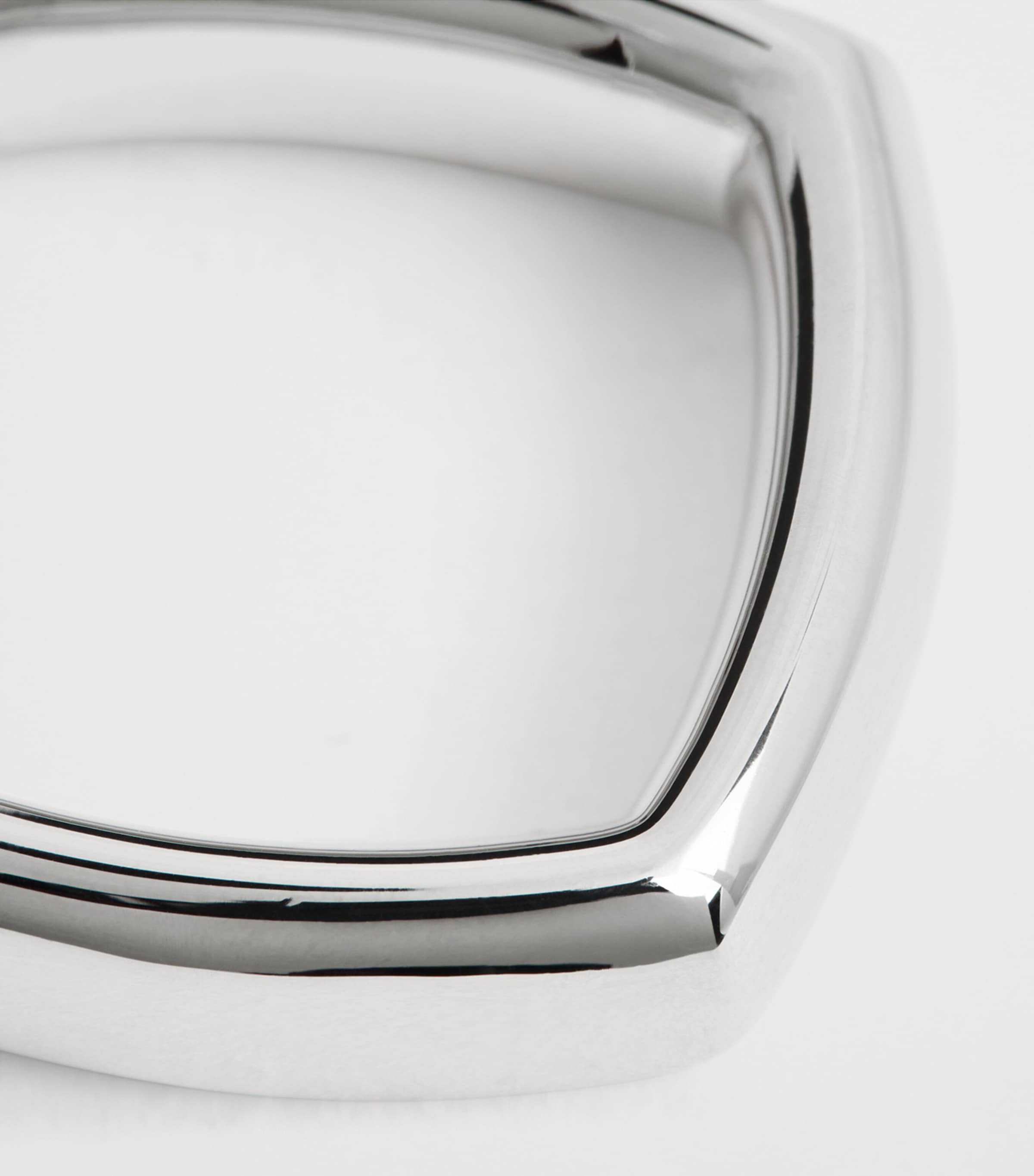 Tom Wood Rhodium-Plated Sterling Silver Frame Ring | Harrods KR