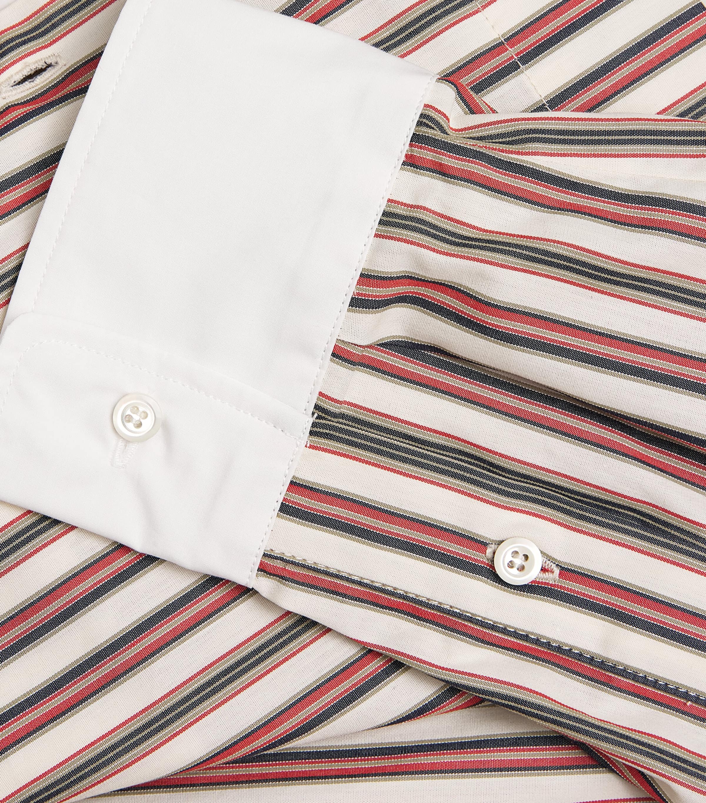 Double-Layered Stripe Shirt MULTICOLORED Image 5