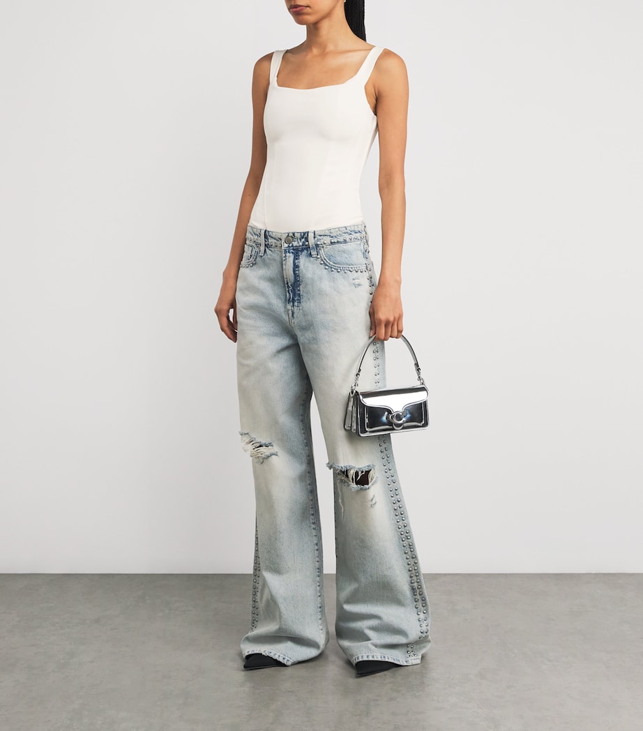 Scuba Corset Bodysuit 001CLOUD WHITE Image 2