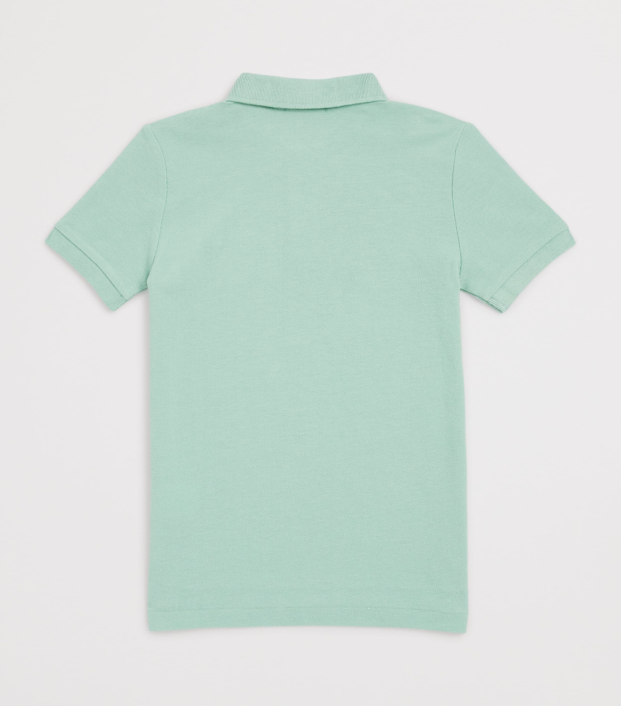 Cotton Polo Shirt (6-14 Years) CELADON Image 2