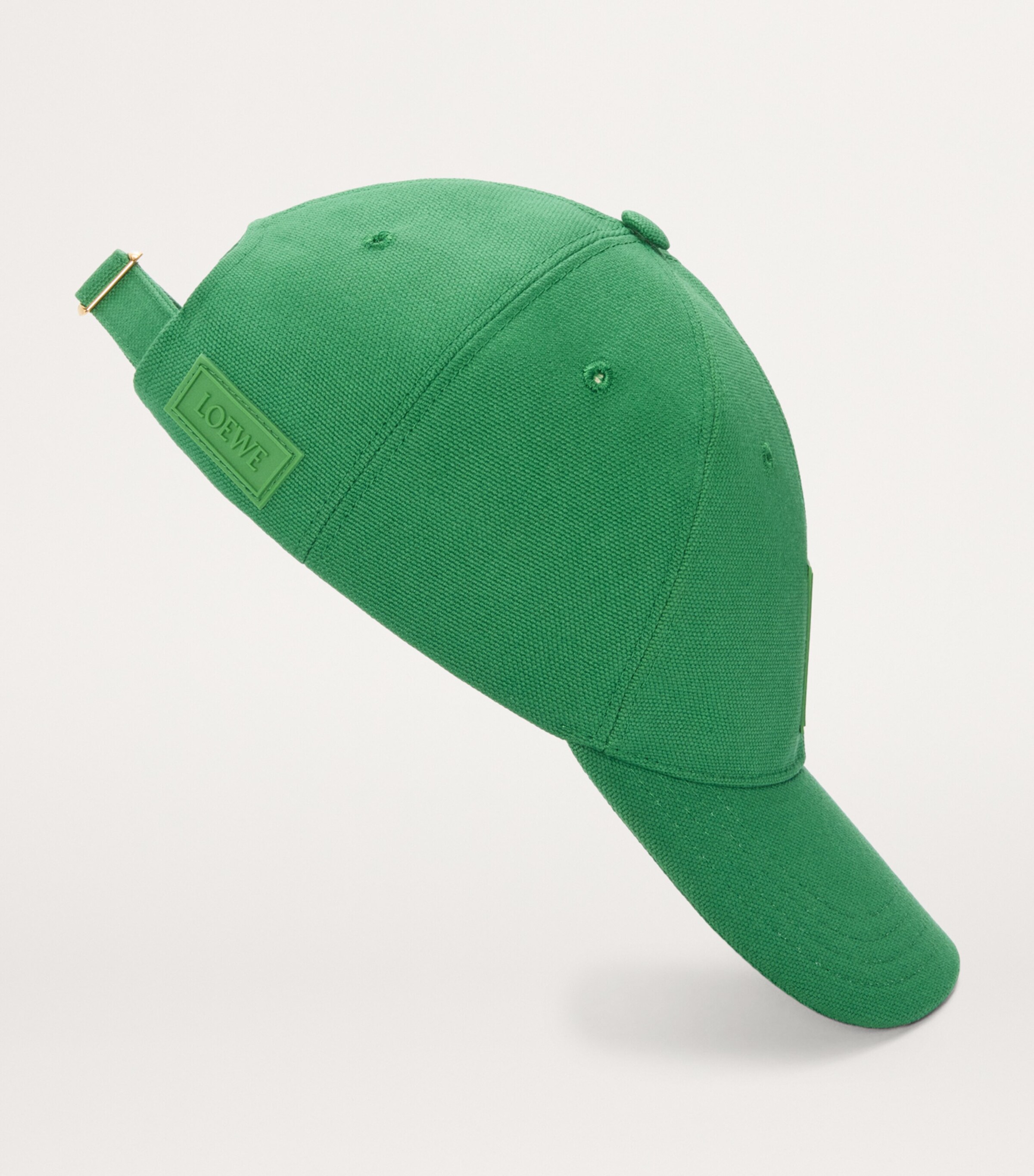 LOEWE Green Cotton Logo-Patch Baseball Cap | Harrods US