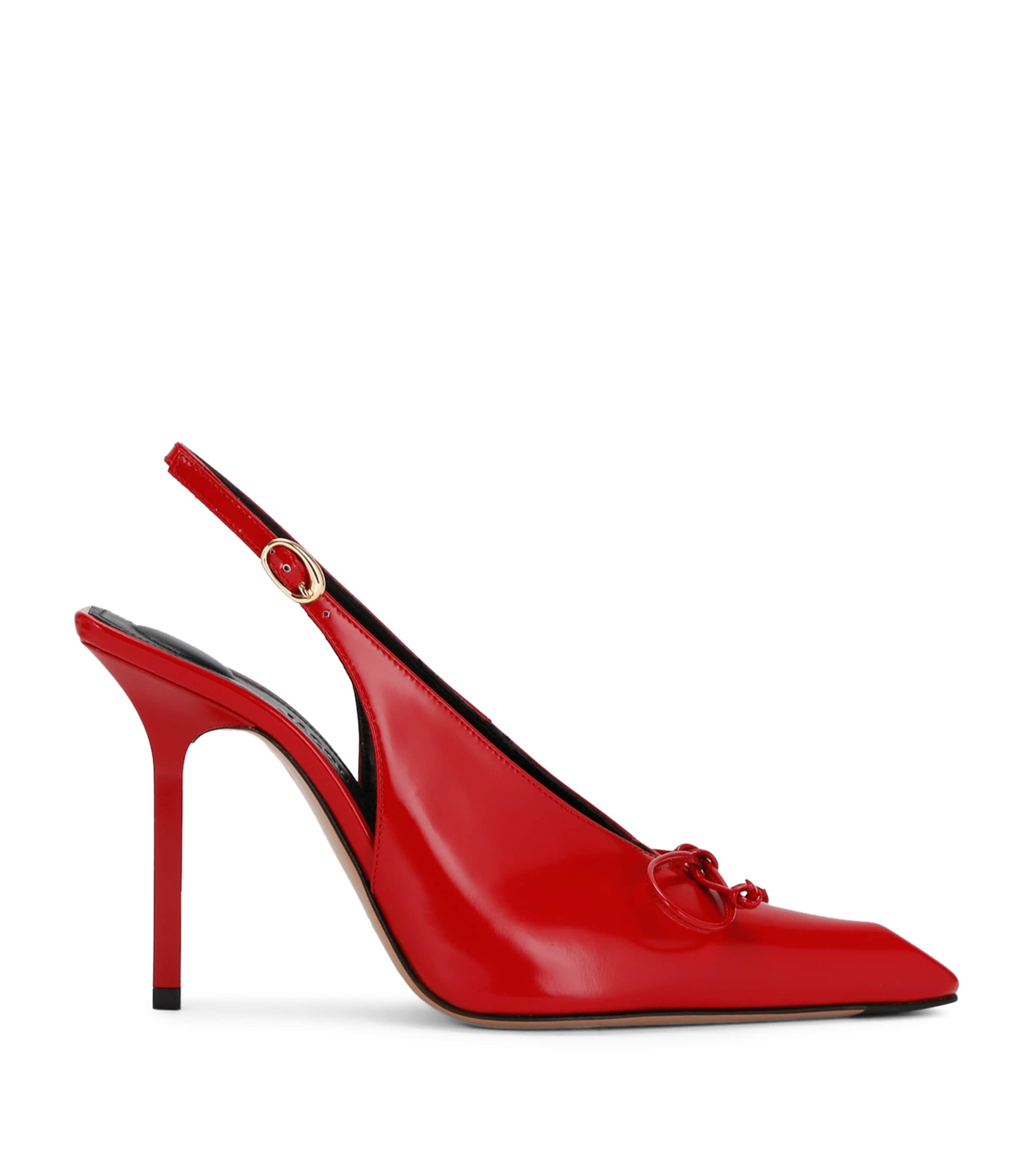 Jacquemus Les Slingbacks Cubisto H In Red