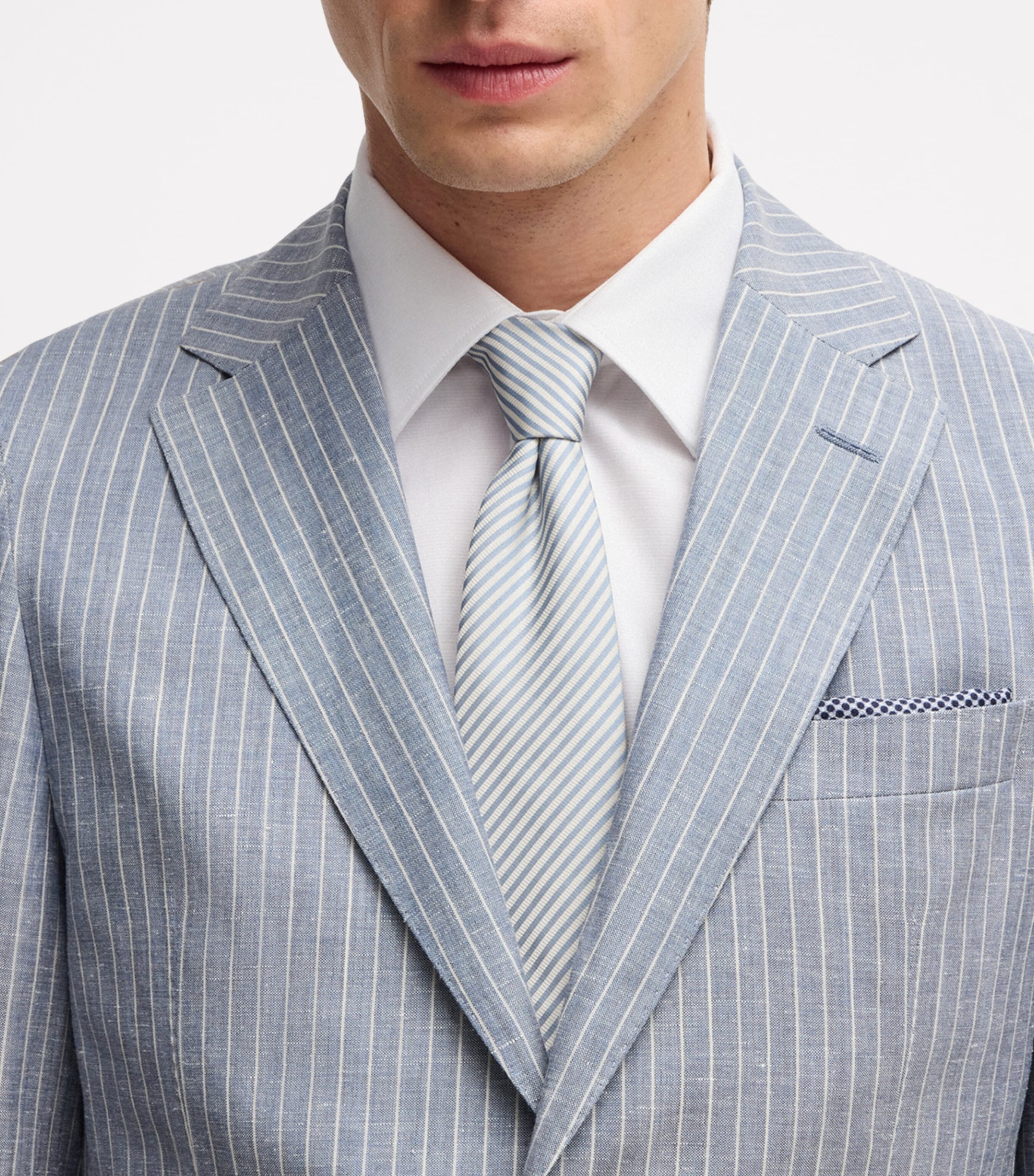 Silk Striped Tie 451 Image 5