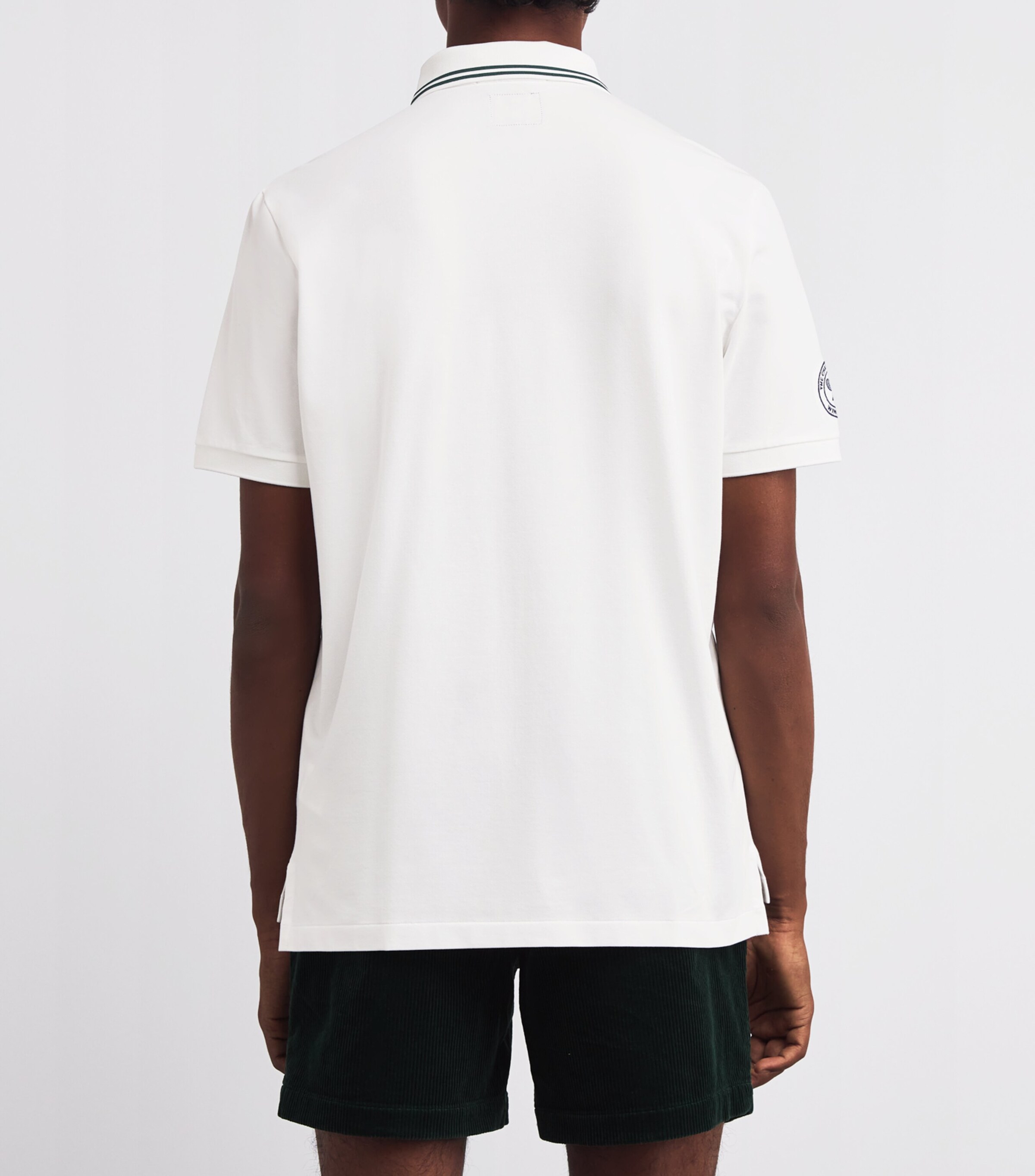 RLX Ralph Lauren White x Wimbledon Piqué Performance Polo Shirt