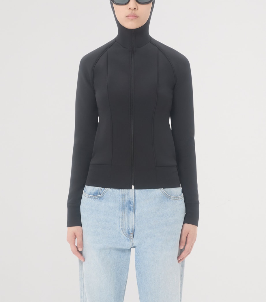 Technical Jersey Zip-Up Hoodie 0NO Image 2