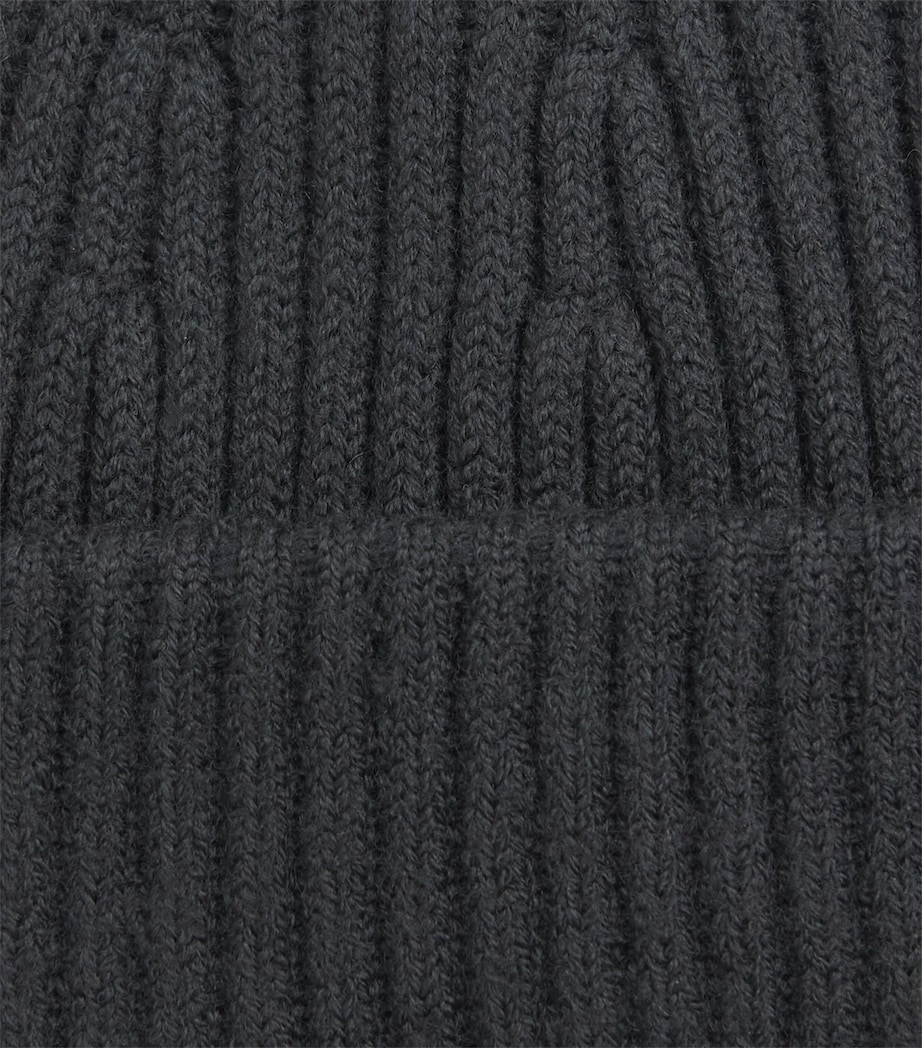 Wool-Blend Ribbed Beanie DARK ARMY Image 3
