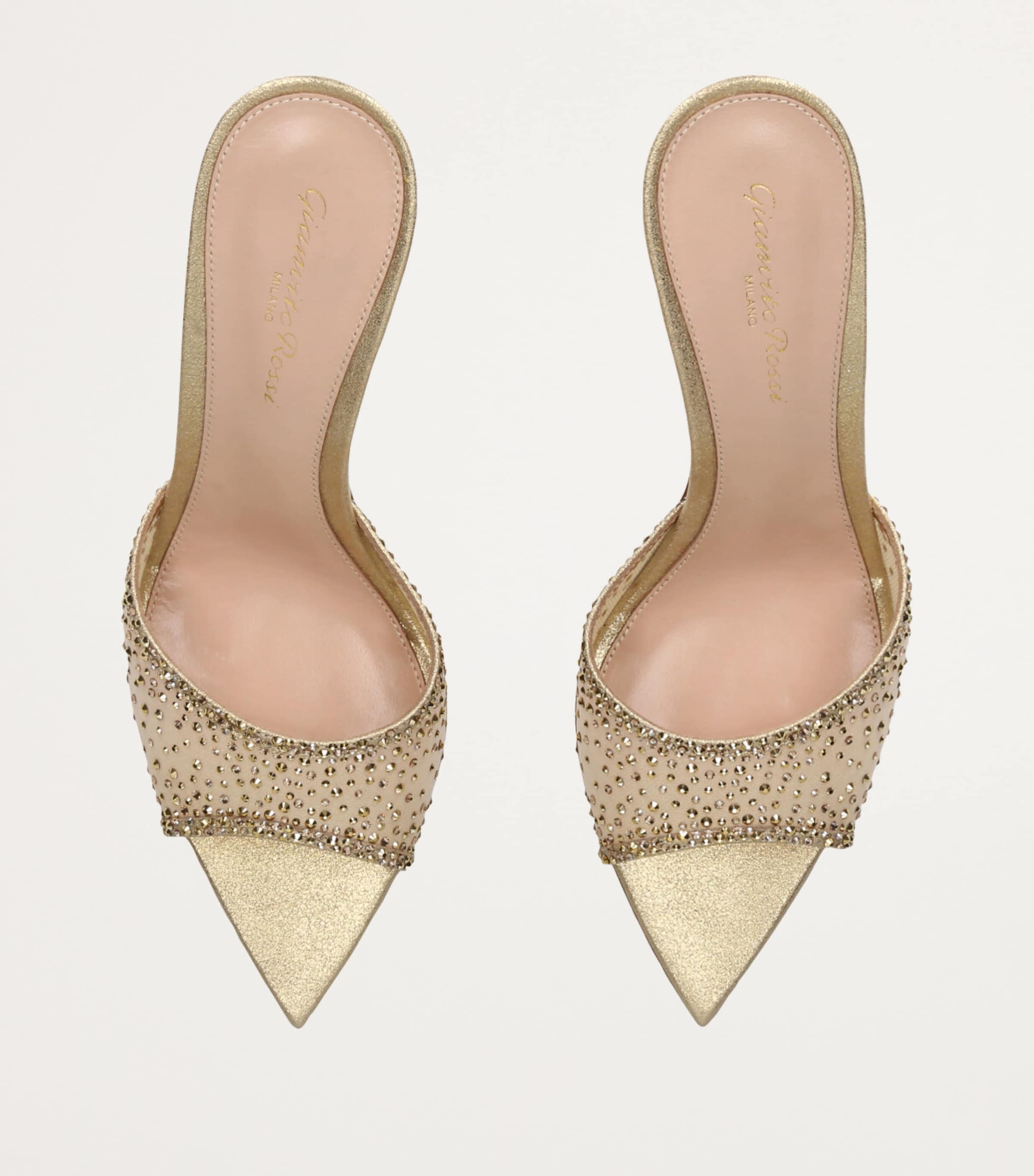 【★日本未入荷★】Gianvito Rossi ☆ RANIA ミュール Gianvito Rossi Rania mesh and leather mules Gianvito Rossi