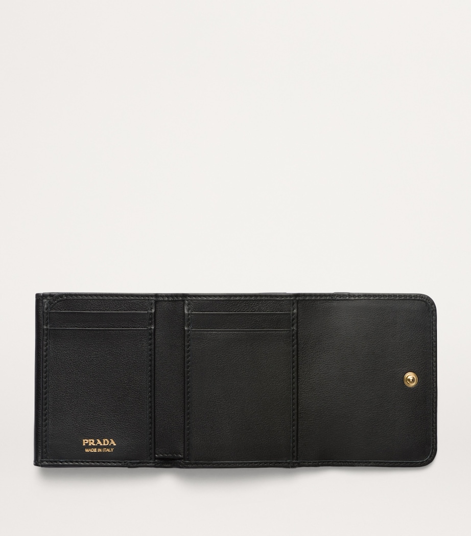 Small Leather Trifold Wallet F0002 Image 4