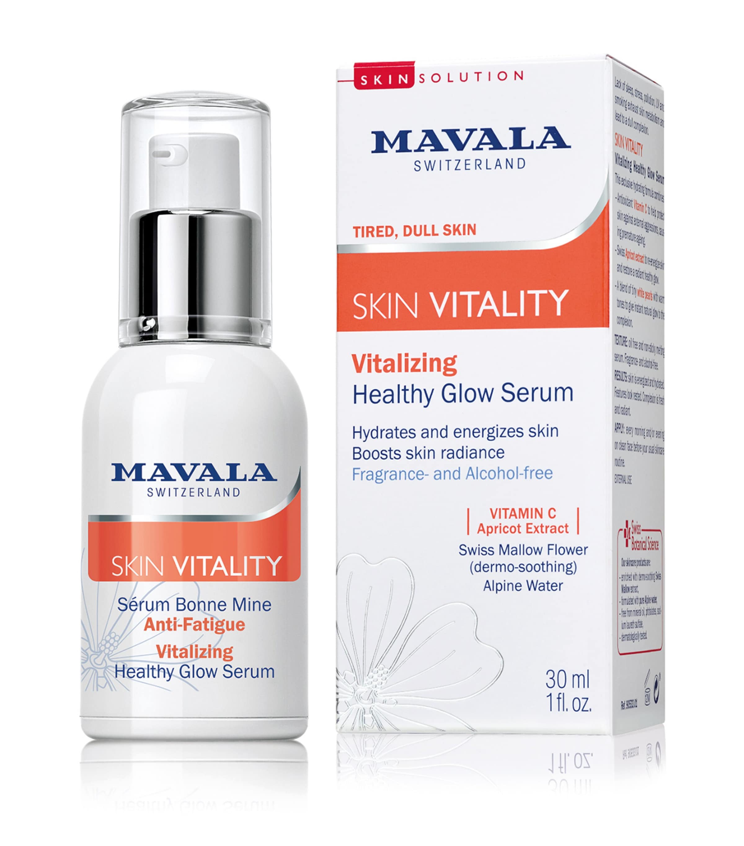 Mavala Skin Vitality Vitalizing Healthy Glow Serum In White