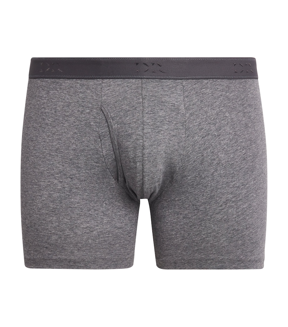 Pima Cotton Stretch Open Trunks CHARCOAL Image 1