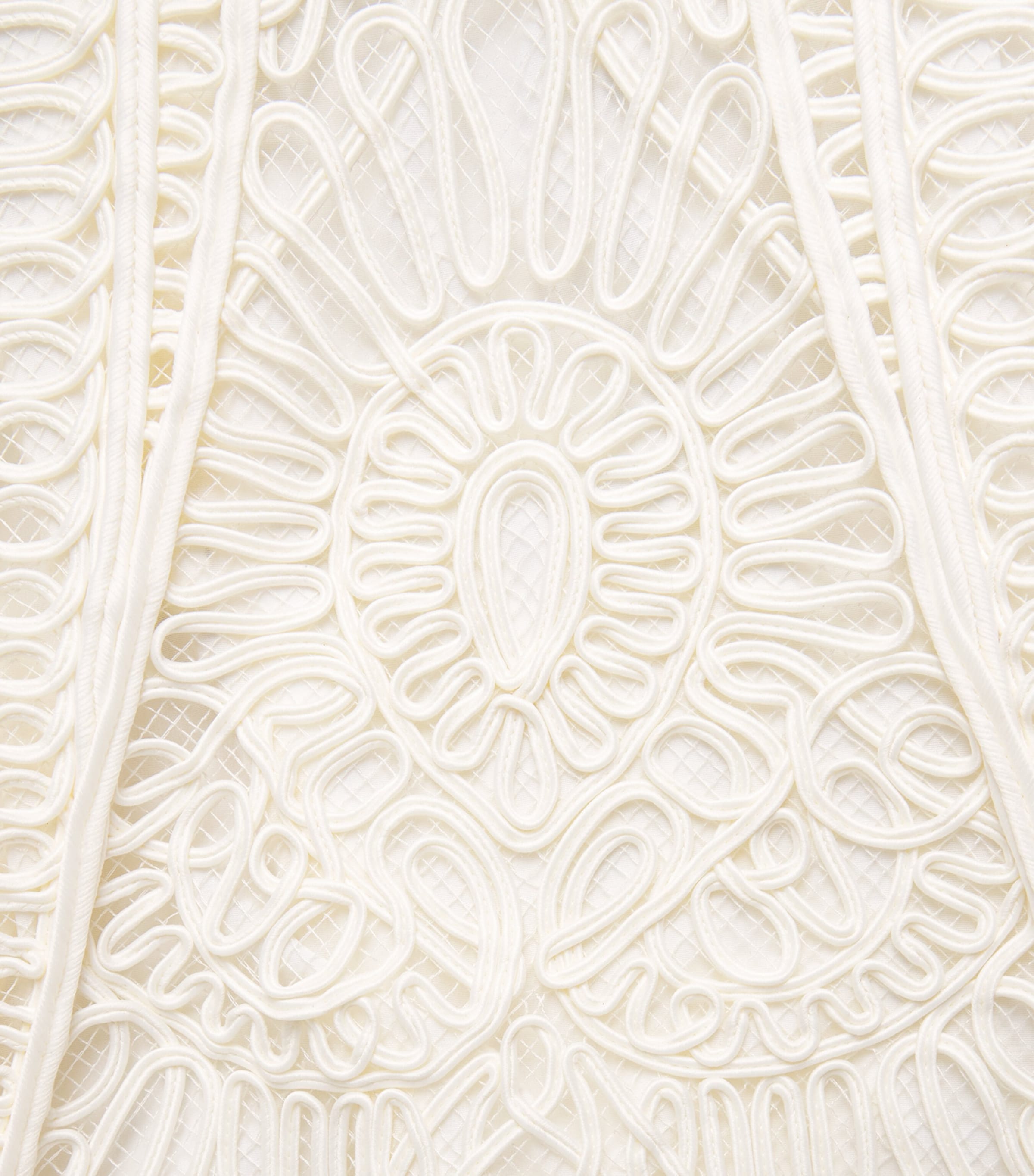 Guipure Lace Fiona Midi Dress IVORY Image 5