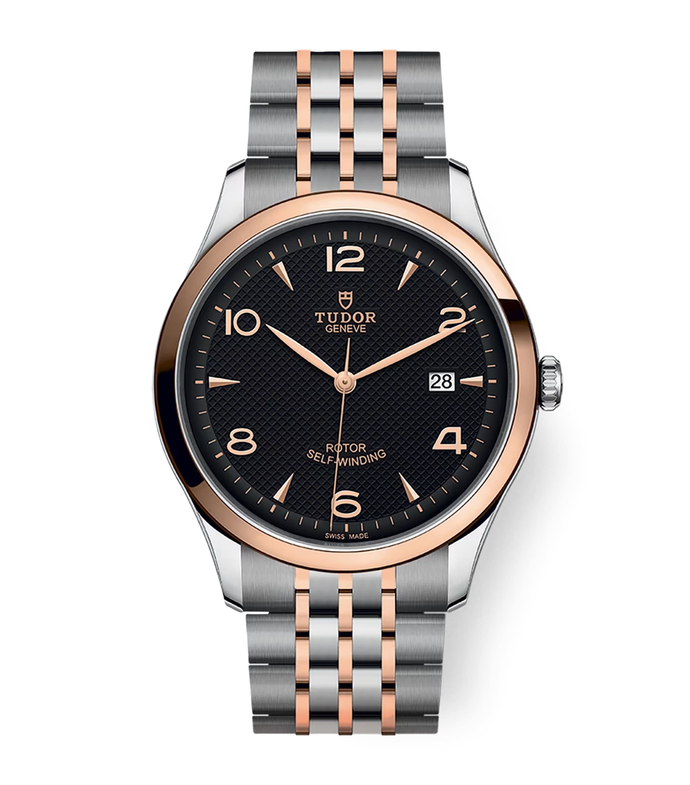 TUDOR 1926 Stainless Steel and Rose Gold Watch 41mm Black Image 1