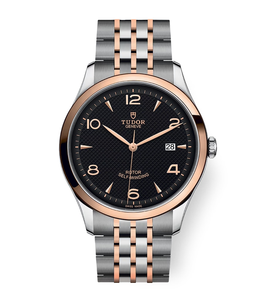 TUDOR 1926 Stainless Steel and Rose Gold Watch 41mm Black Image 1