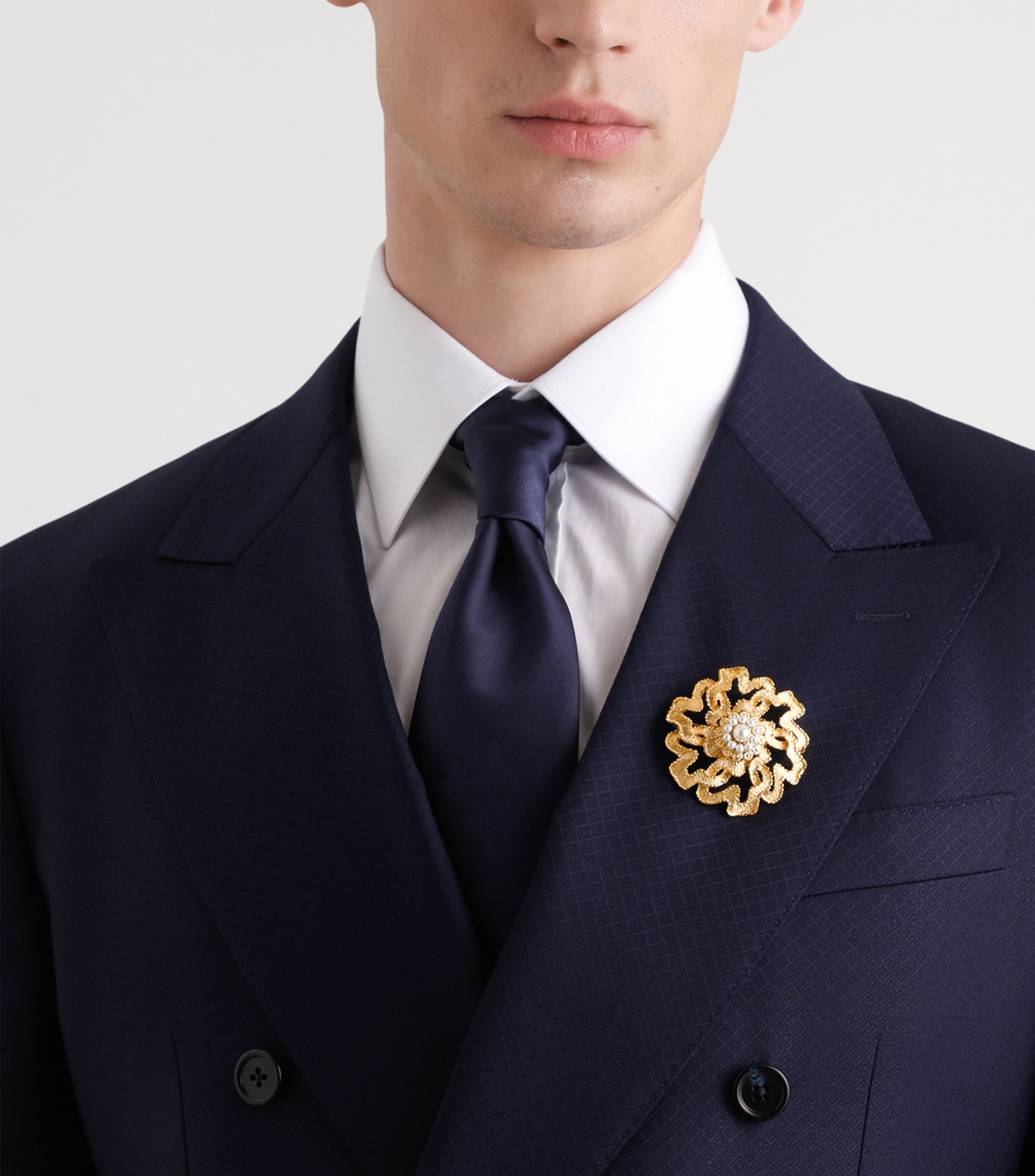 Sicilian Gentleman Brooch ZOO00-GOLD Image 2