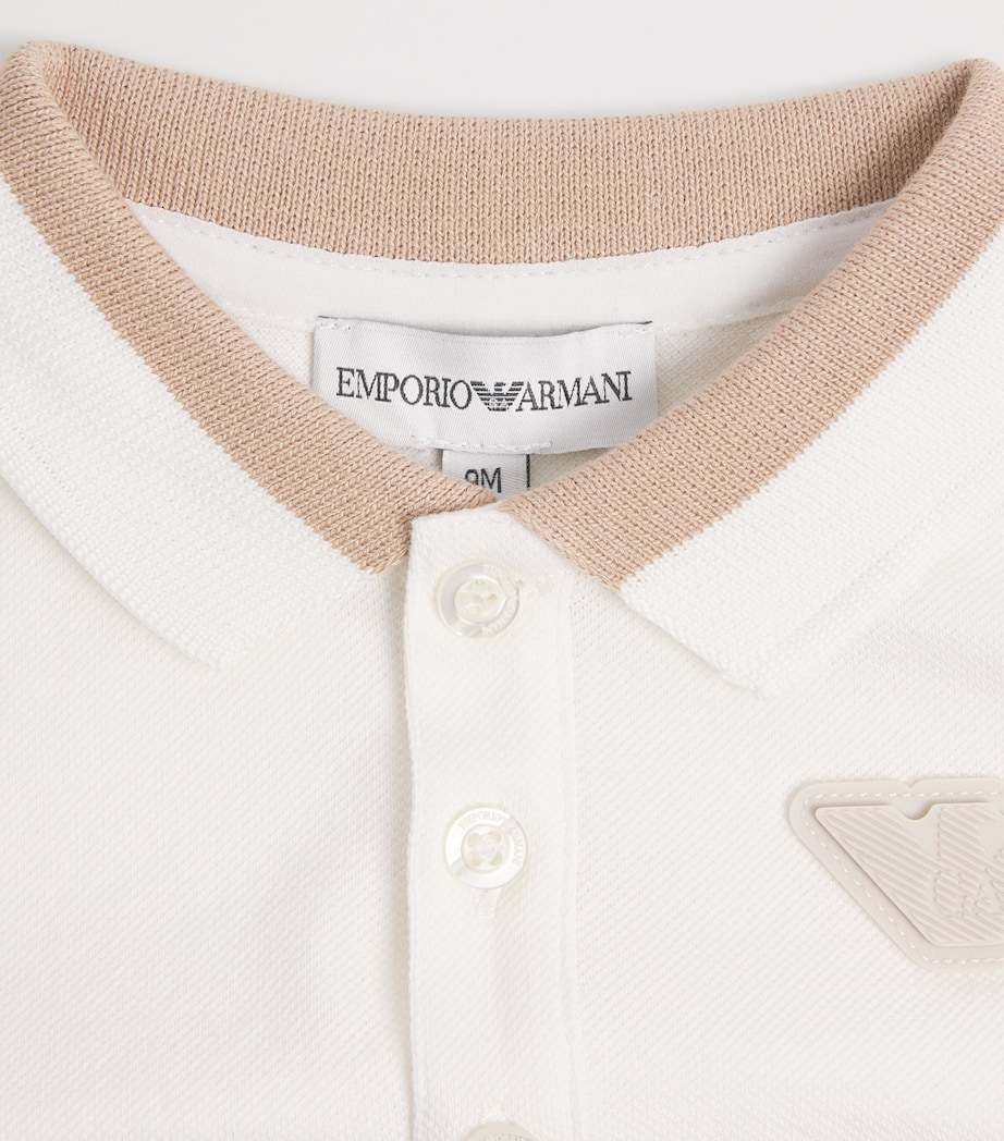 Stretch-Cotton Polo Shirt (4-16 Years) OFF WHITE Image 3